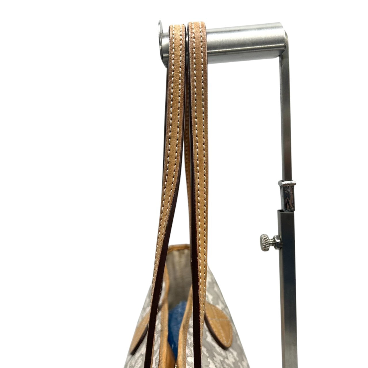 セリーヌ CELINE トートバッグ ハンドバッグ Cマカダム 馬車柄 サルキー PVC レザー グレー ビンテージ オールドセリーヌ クラシック レトロ ワンショルダー 肩掛け 自立可 ロゴプレート レディース 希少 レア 鞄 カバン デイリーユース V