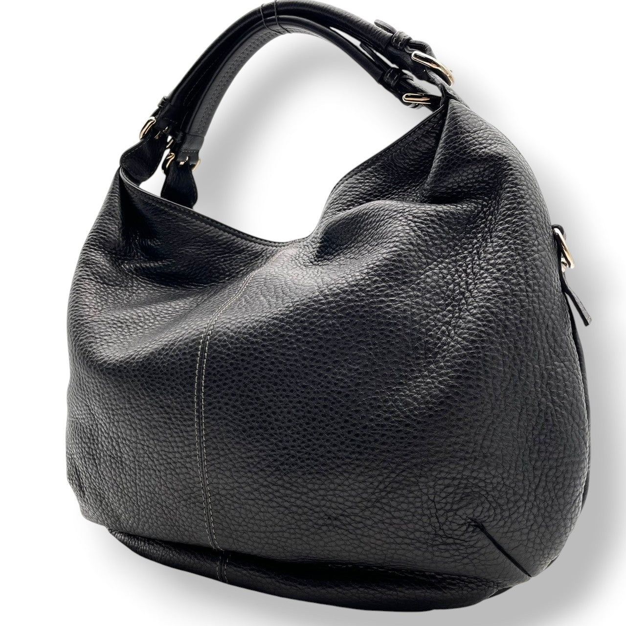 良品 フルラ FURLA ビジネスバッグ トートバッグ ブリーフケース レザー 黒 ブラック シルバー金具 エレガント クラシック メンズ レディース 通勤 通学 A4収納 上品 高級 フォーマル カバン 手提げ 本革 鞄 普段使い シック 自立可 s88