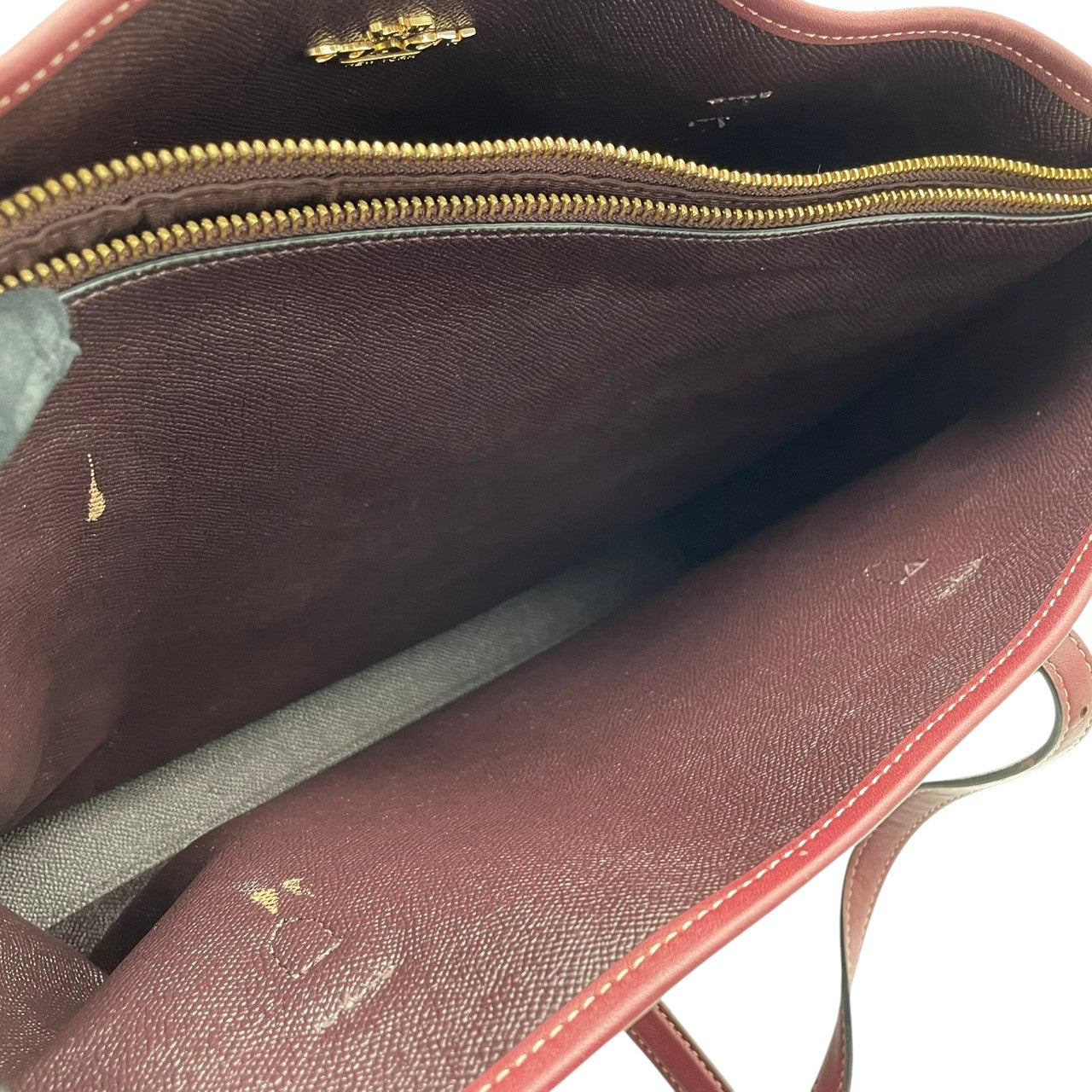 良品 コーチ COACH トートバッグ ハンドバッグ キャンバス レザー レッド 赤 シグネチャー エレガント クラシック カジュアル ビジネス お出かけ 普段使い 通勤 通学 デート トラベル 旅行 大容量 A4収納 レディース 自立可 鞄 U9