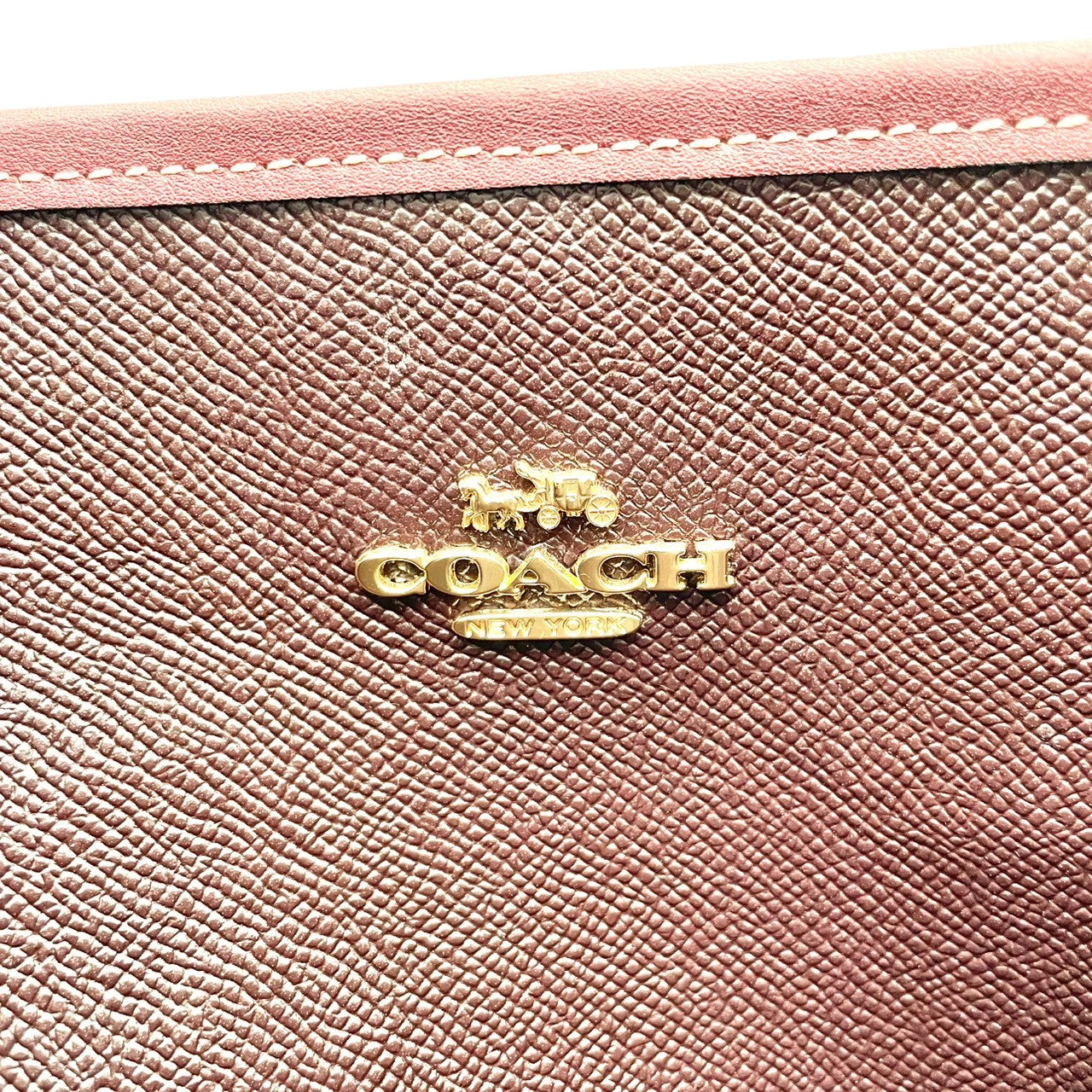 良品 コーチ COACH トートバッグ ハンドバッグ キャンバス レザー レッド 赤 シグネチャー エレガント クラシック カジュアル ビジネス お出かけ 普段使い 通勤 通学 デート トラベル 旅行 大容量 A4収納 レディース 自立可 鞄 U9