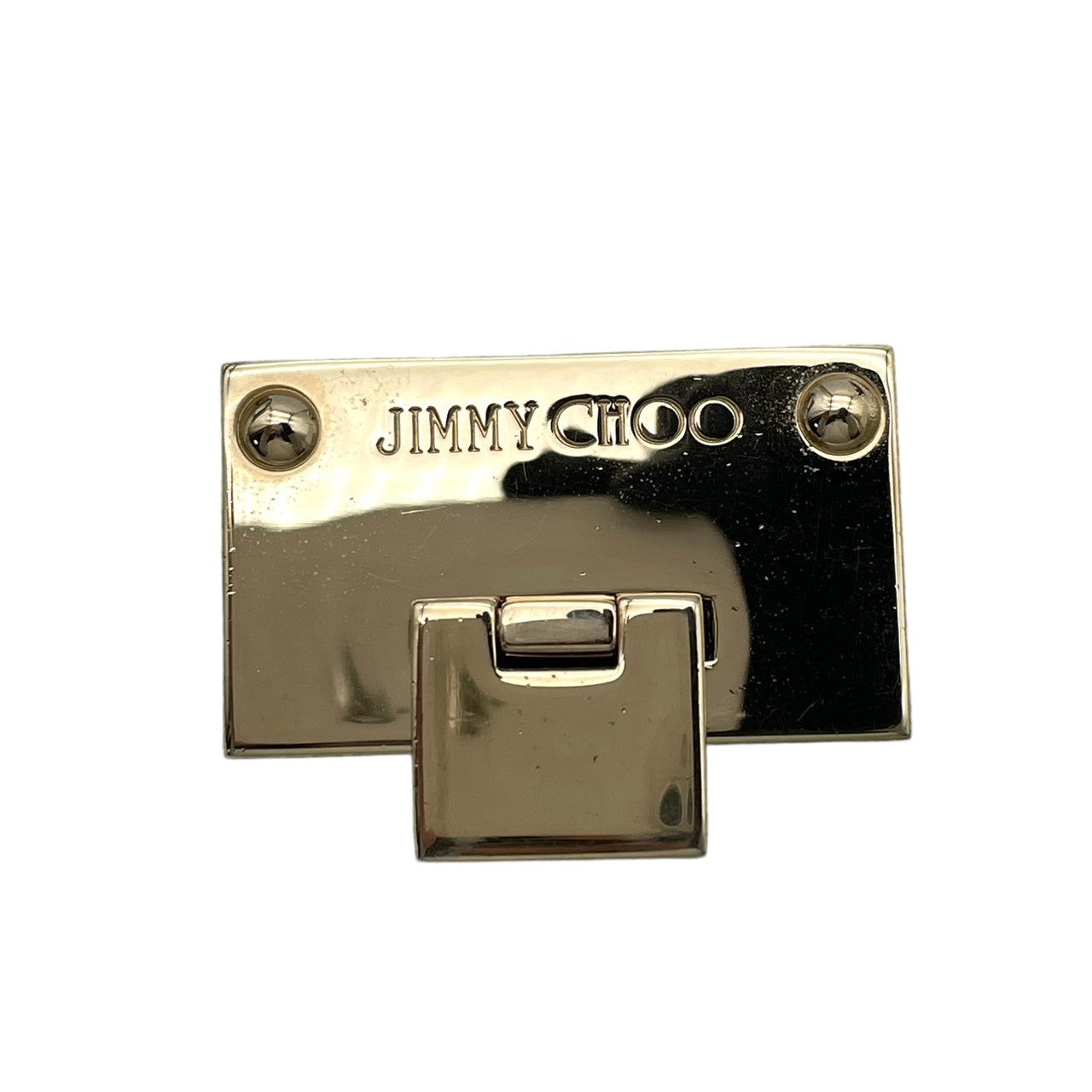 美品 ジミーチュウ JIMMY CHOO ショルダーバッグ ポシェット スタースタッズ レザー 本革 シルバー 銀色 メタリック エレガント クラシック カジュアル お出かけ デート 旅行 トラベル レディース 斜め掛け可 肩掛け スリム 鞄 s86