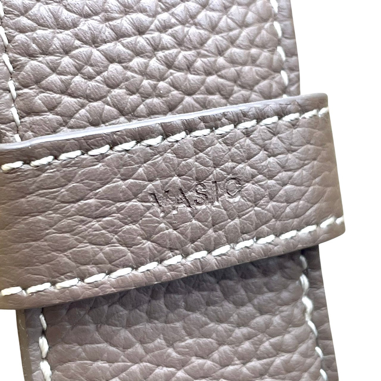 【美品】ヴァジック VASIC ワンショルダーバッグ トートバッグ キャンバス レザー ベージュ ブラウン 茶色 切替 デザイン ビンテージ クラシック エレガント 上品 都会的 モダン 自立可 鞄 肩掛け 手提げ レディース お出かけ デイリー S85