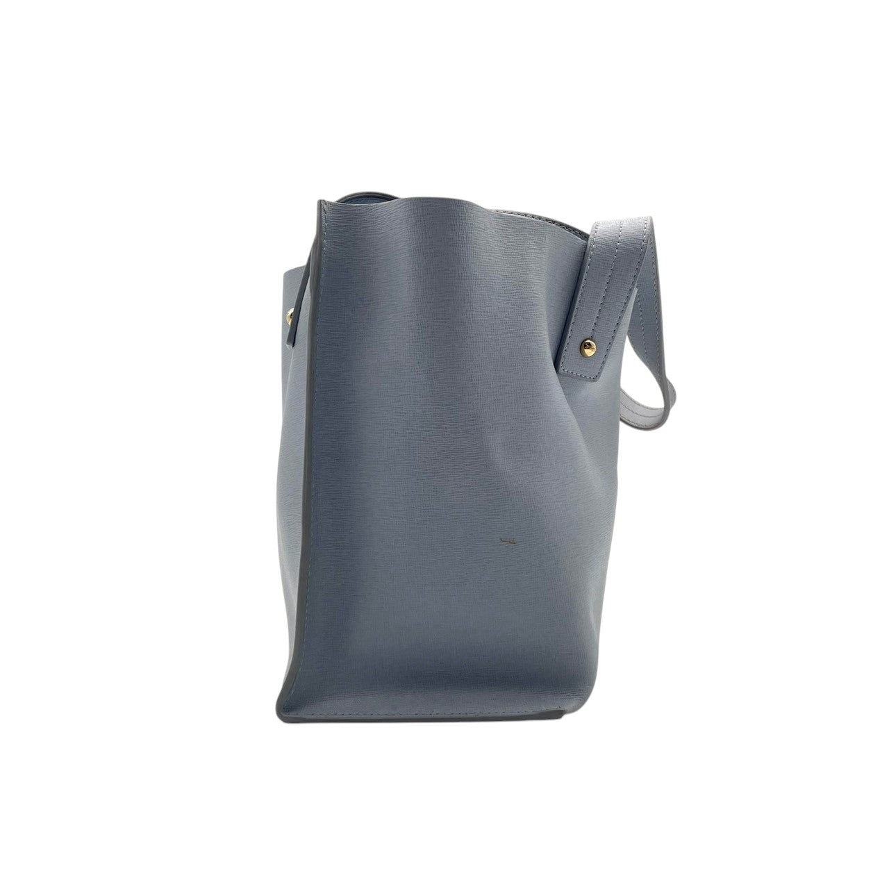 フルラ FURLA ハンドバッグ トートバッグ 2WAY レザー 本革 水色 ライトブルー パステルカラー ビンテージ クラシック エレガント 上品 鞄 手提げ ワンショルダー 自立可 レディース お出かけ 旅行 デイリー ロゴ シルバー金具 S87