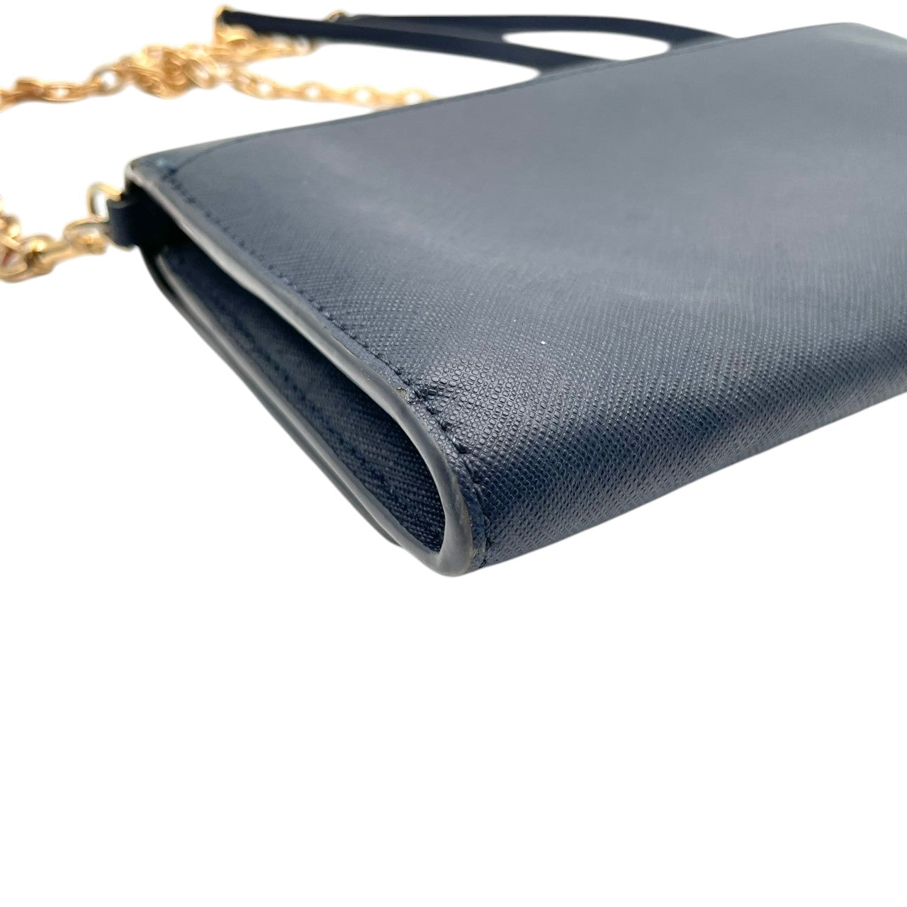 トリーバーチ Tory Burch ショルダーバッグ 斜め掛け可 チェーンショルダー レザー 本革 ネイビー 紺 紺色 ミニバッグ ウォレットバッグ ビンテージ クラシック エレガント 上品 鞄 レディース お出かけ 旅行 デイリー ロゴ ゴールド金具 S87