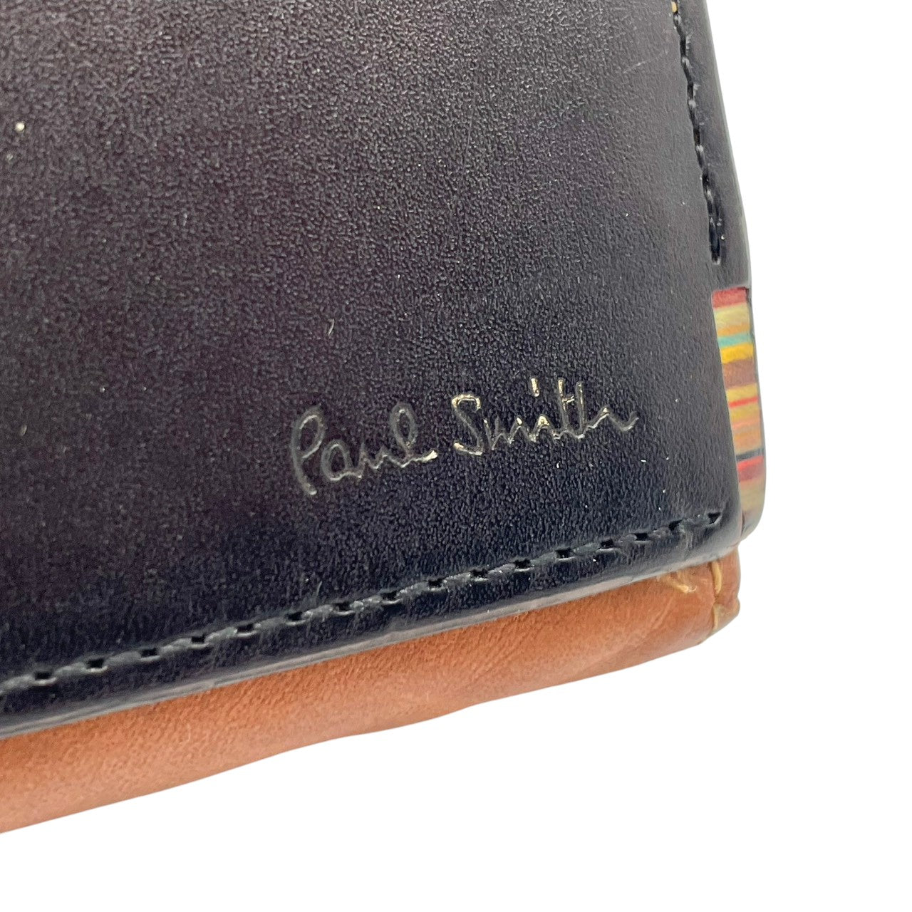 ポールスミス Paul Smith 長財布 ロングウォレット レザー 本革 ブラック 黒 ブラウン 茶 マルチストライプ マルチカラー ビンテージ 上品 シンプル 小物 財布 二つ折り メンズ レディース ユニセックス 贈り物 人気 定番 m3