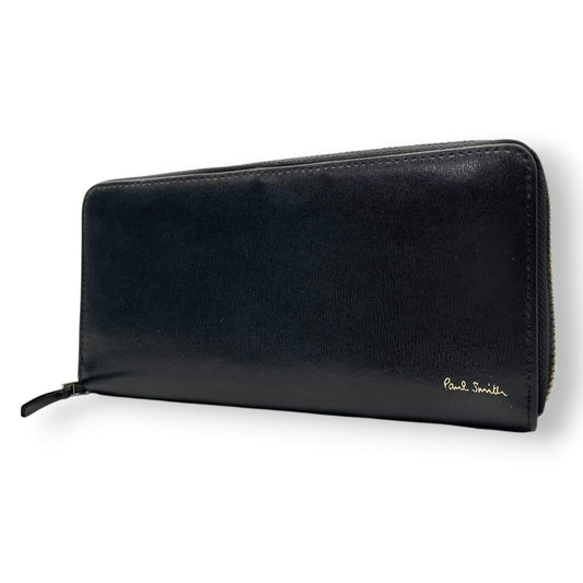 ポールスミス Paul Smith 長財布 ラウンドファスナー ロングウォレット レザー 本革 ブラック 黒 マルチストライプ マルチカラー ビンテージ クラシック エレガント 上品 メンズ レディース ユニセックス 贈り物 人気 定番 高級感 m3