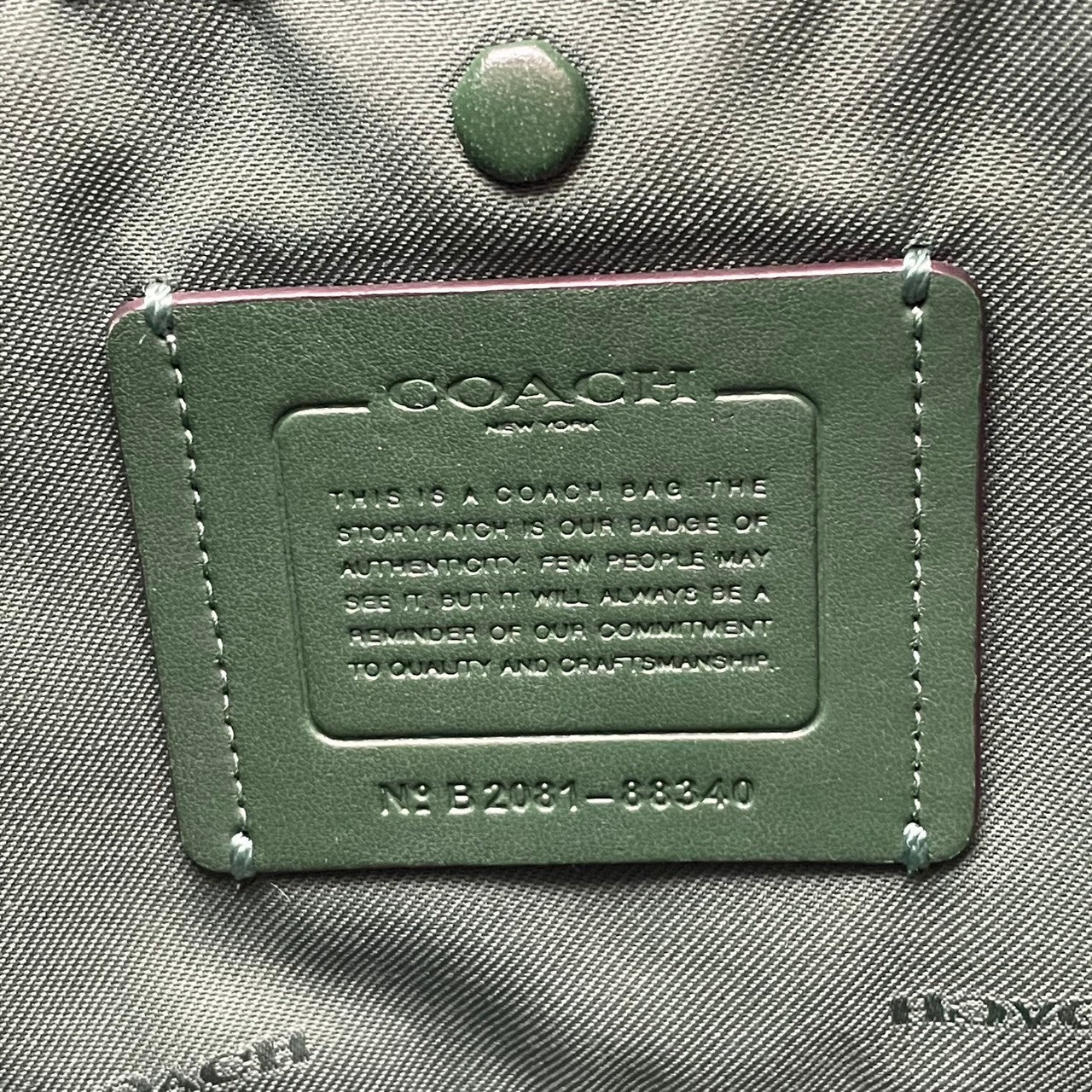 COACH コーチ トートバッグ ショルダーバッグ ワンショルダー 肩掛け レザー 本革 シボ革 グリーン 緑 ターンロック 88340 大容量 A4収納可 エレガント クラシック カジュアル ビジネス 通勤 通学 カバン 鞄 自立可 レディース S80