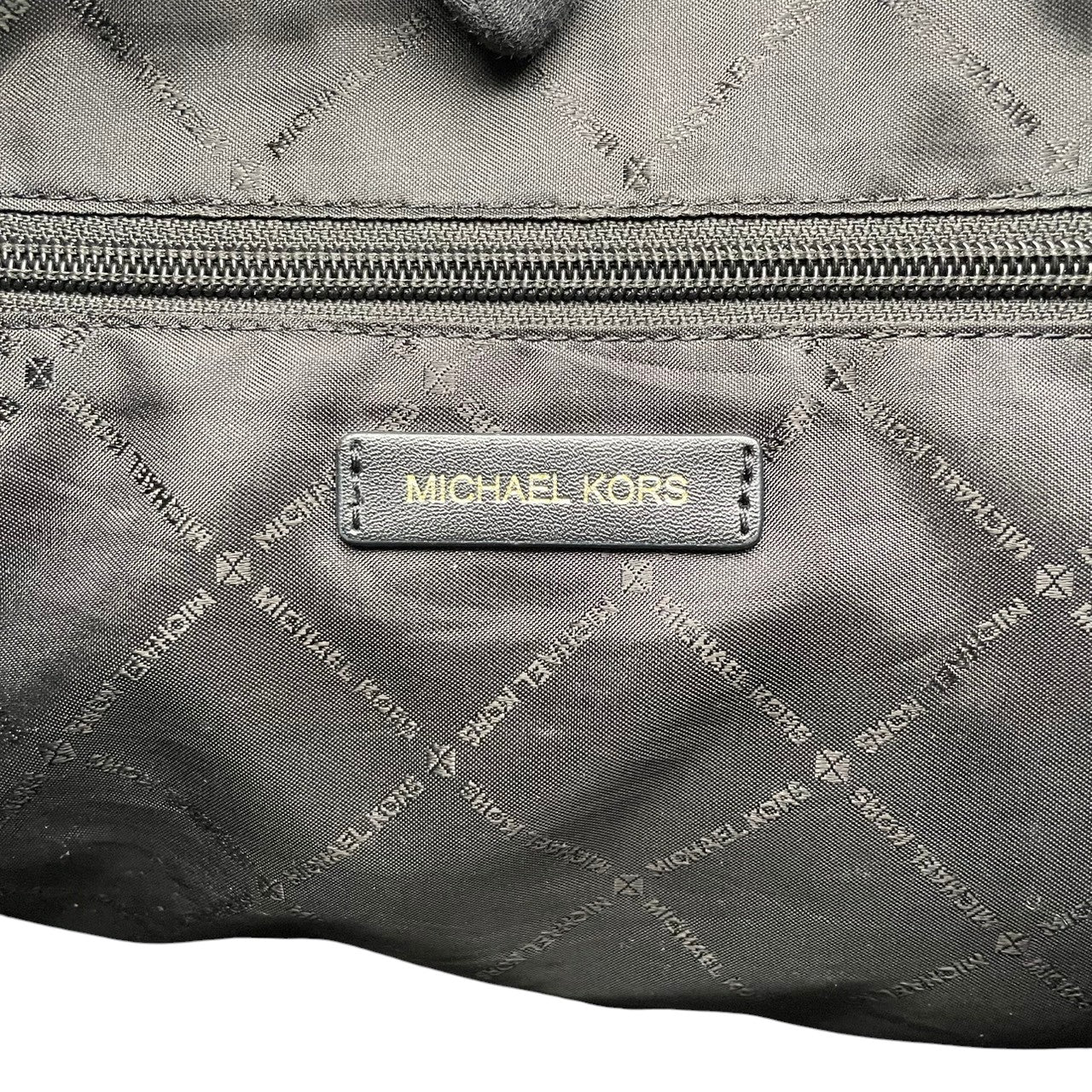 MICHAEL KORS マイケルコース トートバッグ ワンショルダー 肩掛け PVC レザー ブラック 黒 MKロゴ シグネチャー 総柄 エレガント カジュアル 通勤 通学 デイリー カバン 鞄 自立可 大容量 A4収納可 レディース U4
