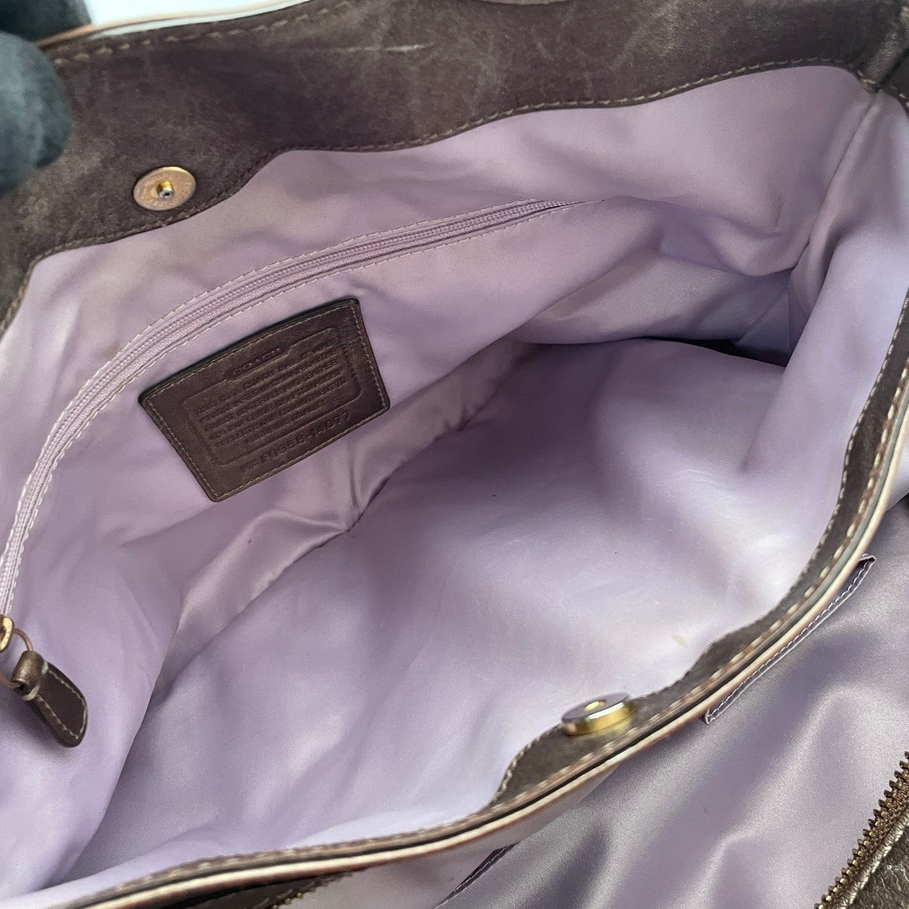 COACH コーチ トートバッグ ショルダーバッグ ワンショルダー 肩掛け キャンバス レザー 本革 ベージュ ブラウン 茶色 シグネチャー 総柄 ファスナー開閉 大容量 A4収納可 デイリーユース マザーズバッグ カバン 鞄 自立可 レディース U4