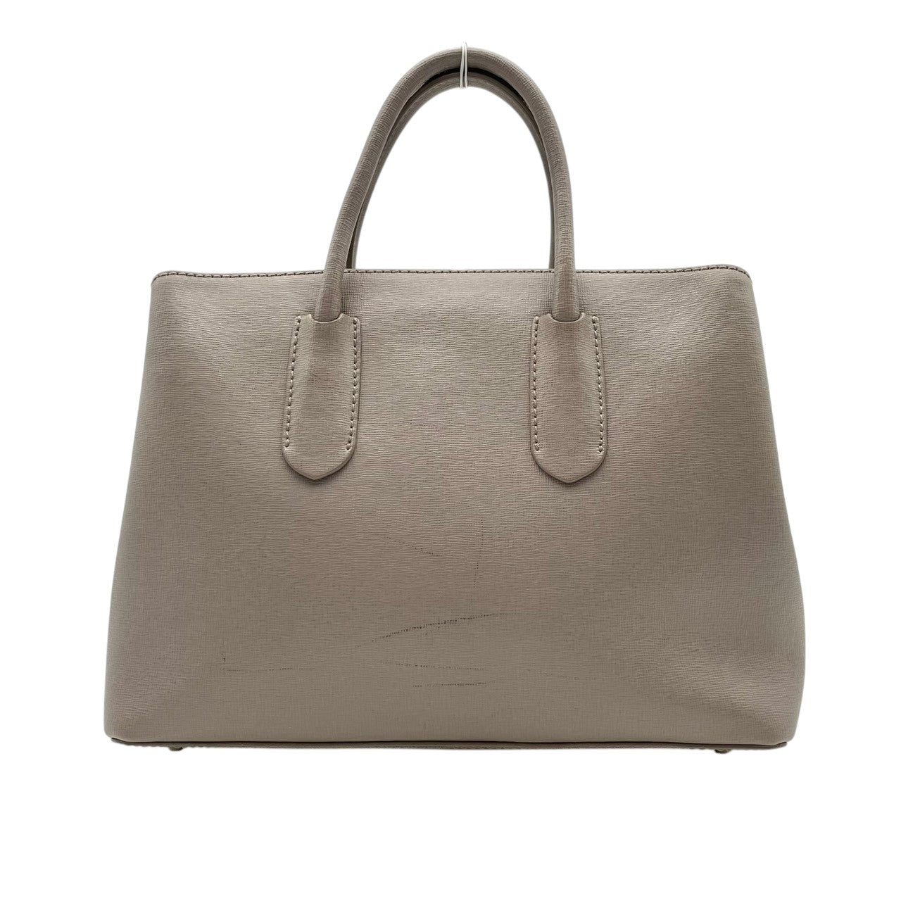 FURLA フルラ ハンドバッグ ショルダーバッグ 2WAY クロスボディ 斜め掛け可 レザー 本革 グレー 灰色 ロゴチャーム ファスナー エレガント クラシック カジュアル 通勤 通学 デイリー フォーマル カバン 鞄 自立可 レディース U4