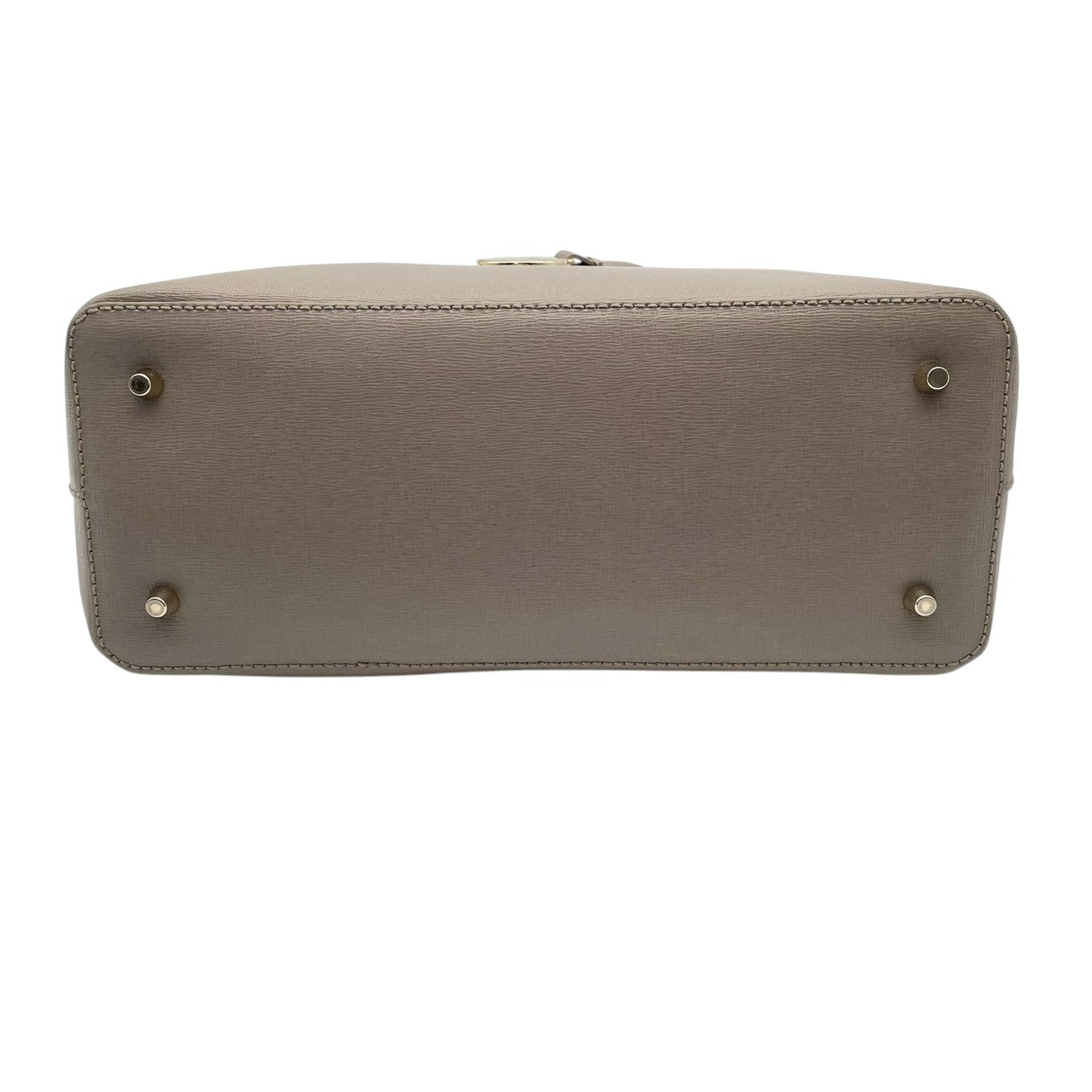 FURLA フルラ ハンドバッグ ショルダーバッグ 2WAY クロスボディ 斜め掛け可 レザー 本革 グレー 灰色 ロゴチャーム ファスナー エレガント クラシック カジュアル 通勤 通学 デイリー フォーマル カバン 鞄 自立可 レディース U4