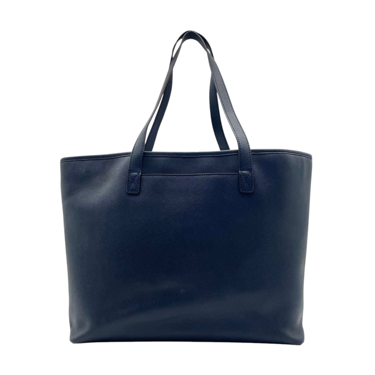 MICHAEL KORS マイケルコース トートバッグ ショルダーバッグ ワンショルダー 肩掛け レザー 本革 ネイビー 紺色 ゴールド金具 ロゴチャーム 無地 シンプル 大容量 A4収納可 上品 エレガント クラシック 鞄 自立可 レディース U4