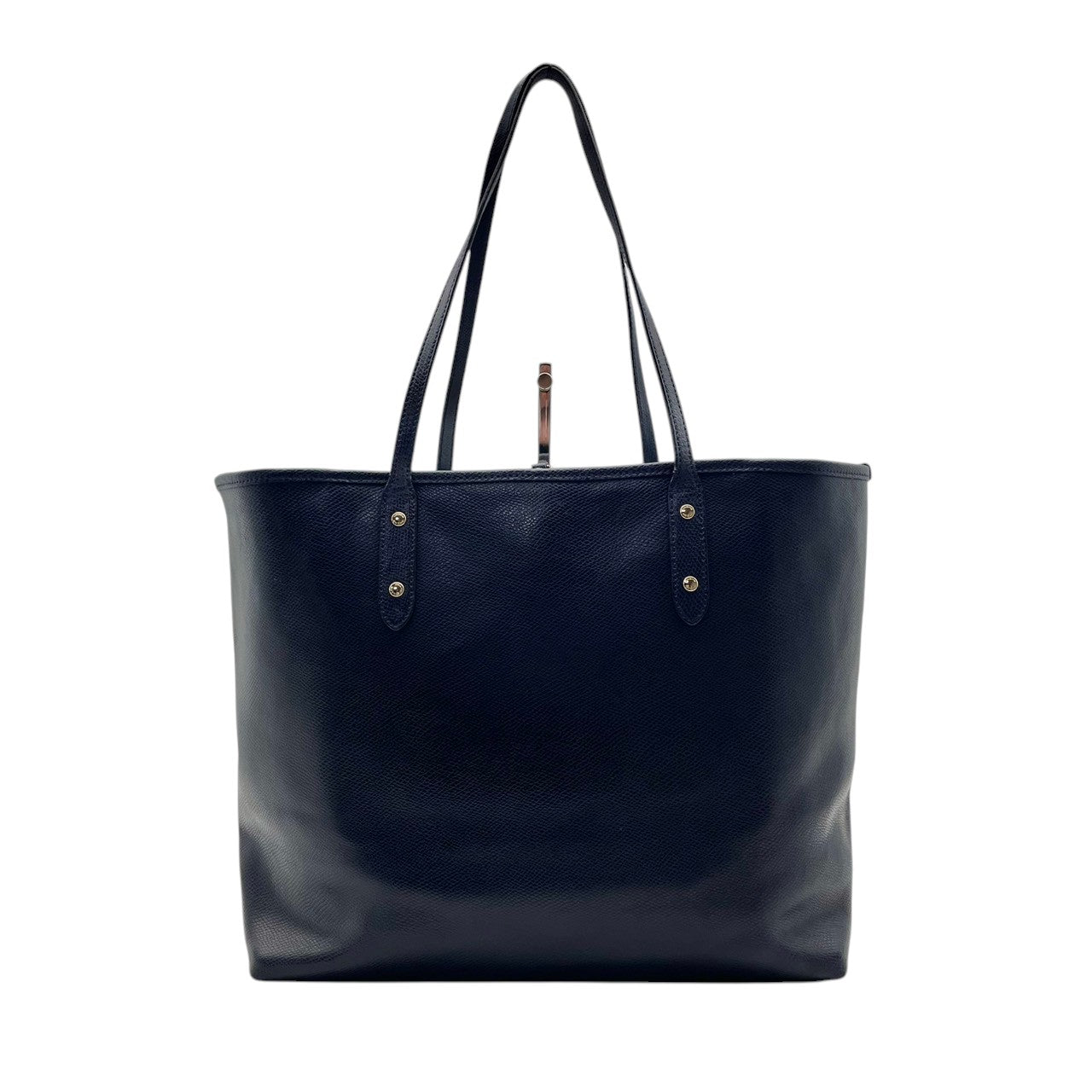 COACH コーチ トートバッグ ショルダーバッグ ワンショルダー 肩掛け レザー 本革 ネイビー 紺色 大容量 A4収納可 エレガント クラシック カジュアル ビジネス 通勤 通学 デイリーユース マザーズバッグ カバン 鞄 自立可 レディース S90