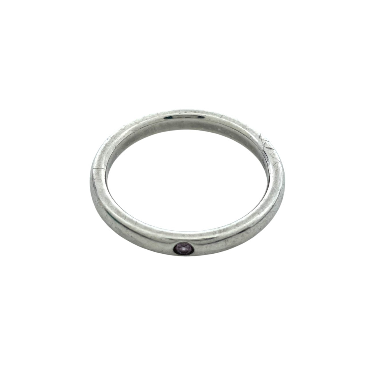 ティファニー TIFFANY&CO リング 指輪 エルサ ペレッティ スタッキング バンド 1P ピンクサファイア シルバー925 SV925 13.5号 レディース エレガント クラシック 上品 アクセサリー ジュエリー デイリー お出かけ 良品 i7