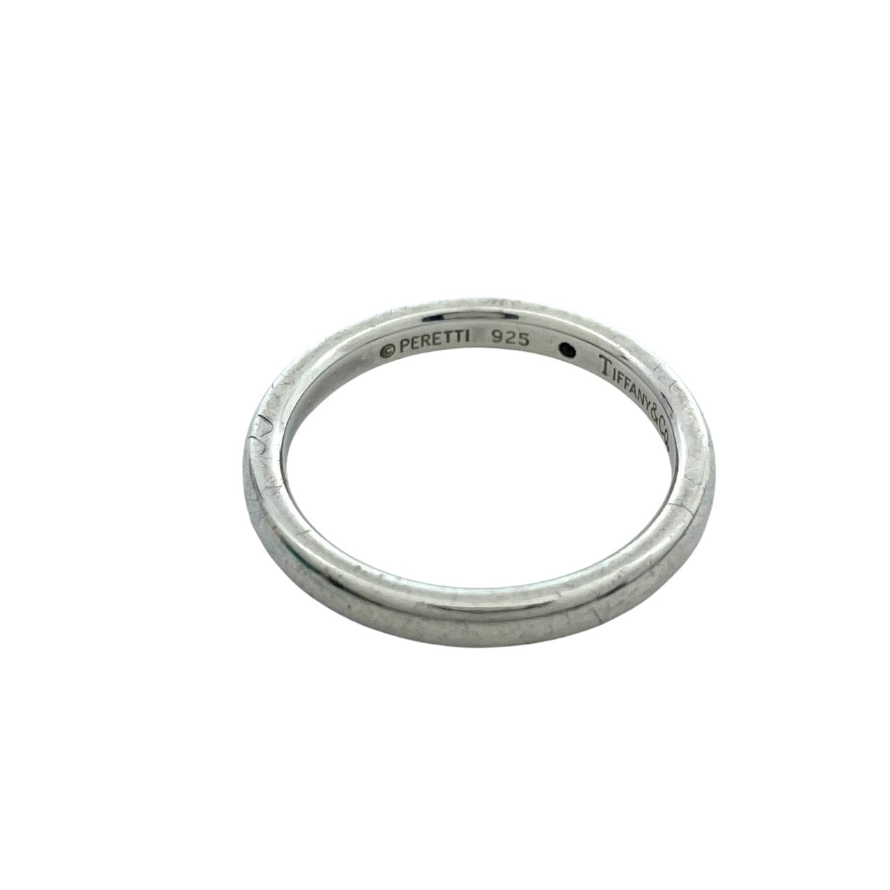 ティファニー TIFFANY&CO リング 指輪 エルサ ペレッティ スタッキング バンド 1P ピンクサファイア シルバー925 SV925 13.5号 レディース エレガント クラシック 上品 アクセサリー ジュエリー デイリー お出かけ 良品 i7