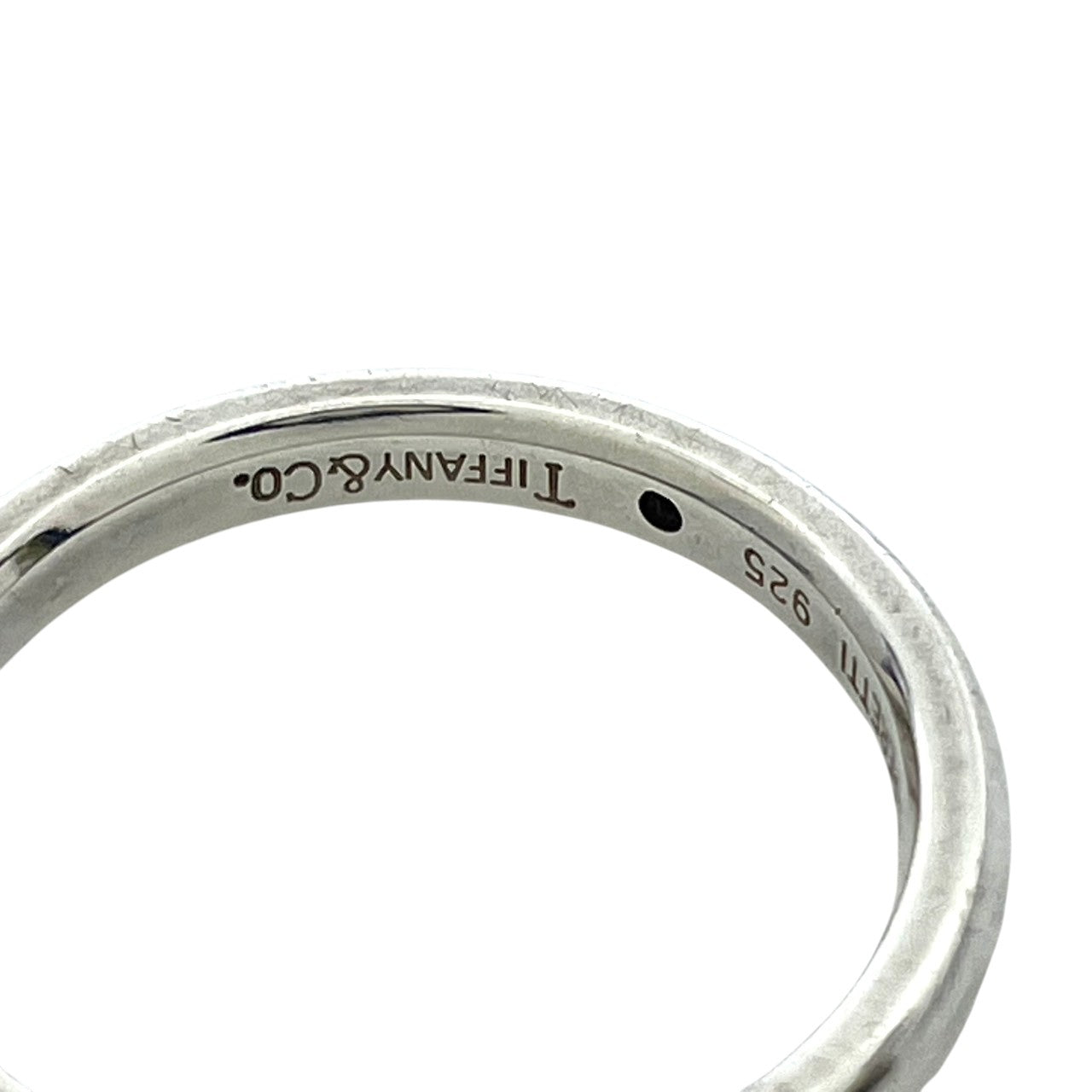 ティファニー TIFFANY&CO リング 指輪 エルサ ペレッティ スタッキング バンド 1P ピンクサファイア シルバー925 SV925 13.5号 レディース エレガント クラシック 上品 アクセサリー ジュエリー デイリー お出かけ 良品 i7