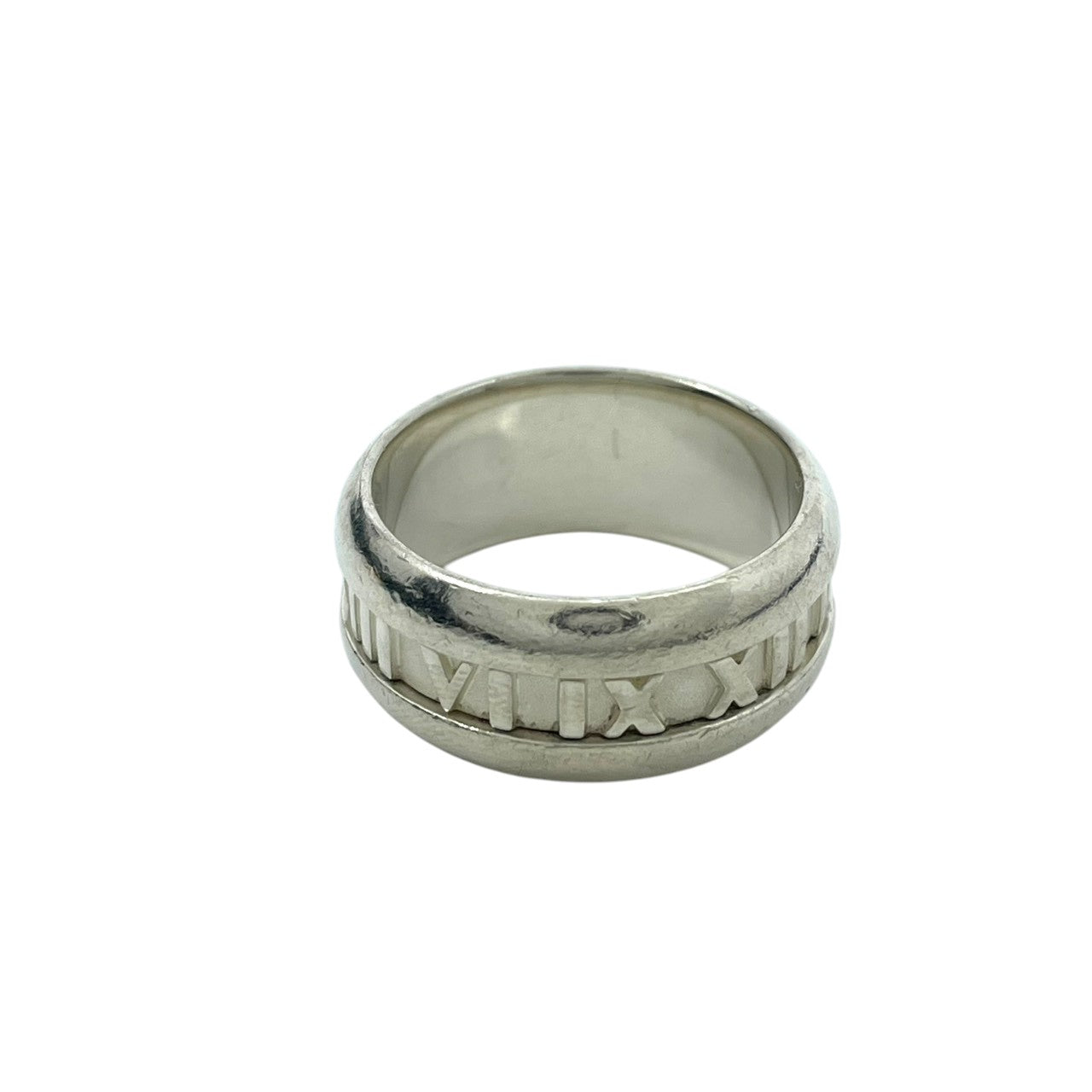 ティファニー TIFFANY&CO リング 指輪 アトラス ATLAS ローマ数字 シルバー925 SV925 17号 メンズ レディース ユニセックス 男女兼用 エレガント クラシック 上品 アクセサリー ジュエリー デイリー ビンテージ 良品 i7
