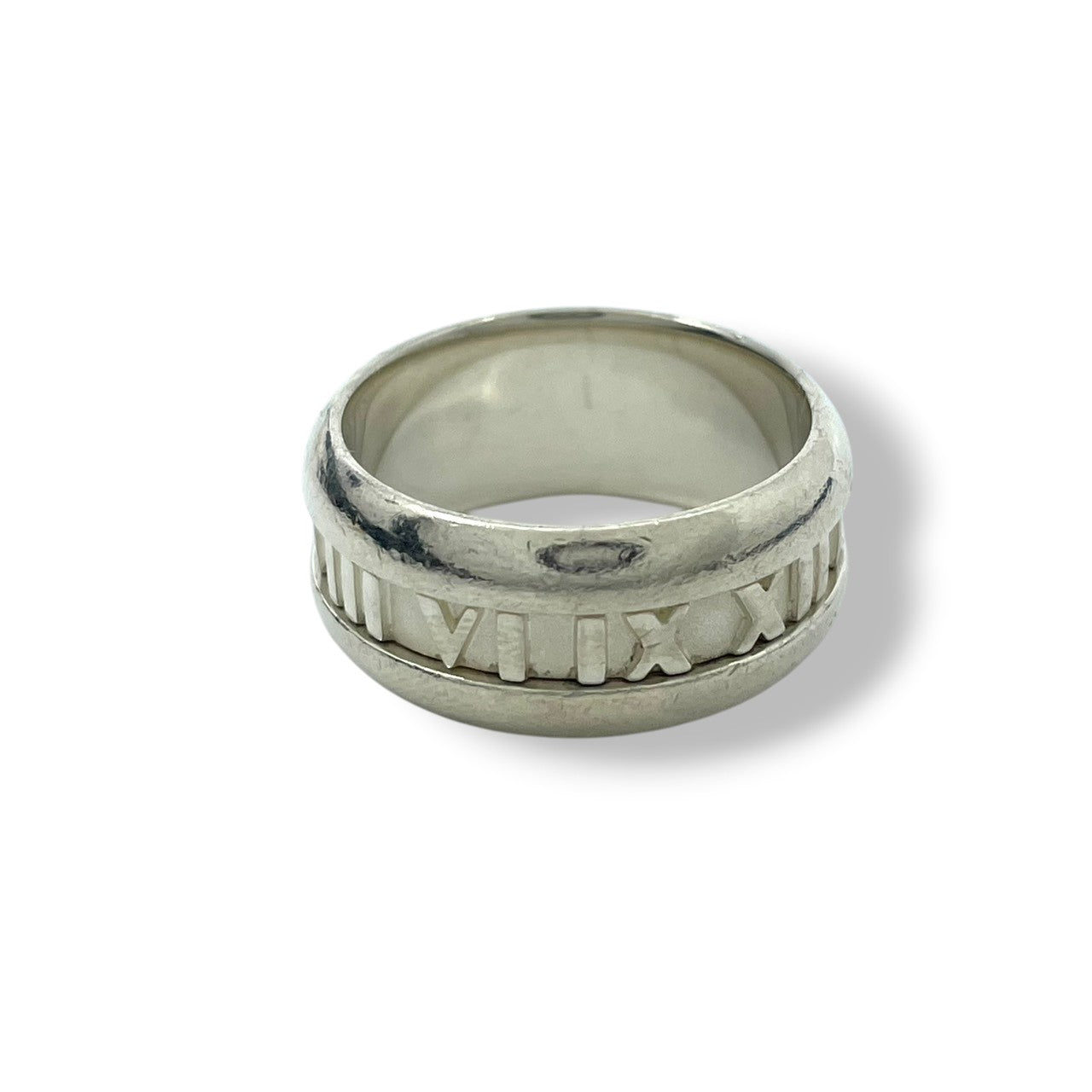 ティファニー TIFFANY&CO リング 指輪 アトラス ATLAS ローマ数字 シルバー925 SV925 17号 メンズ レディース ユニセックス 男女兼用 エレガント クラシック 上品 アクセサリー ジュエリー デイリー ビンテージ 良品 i7