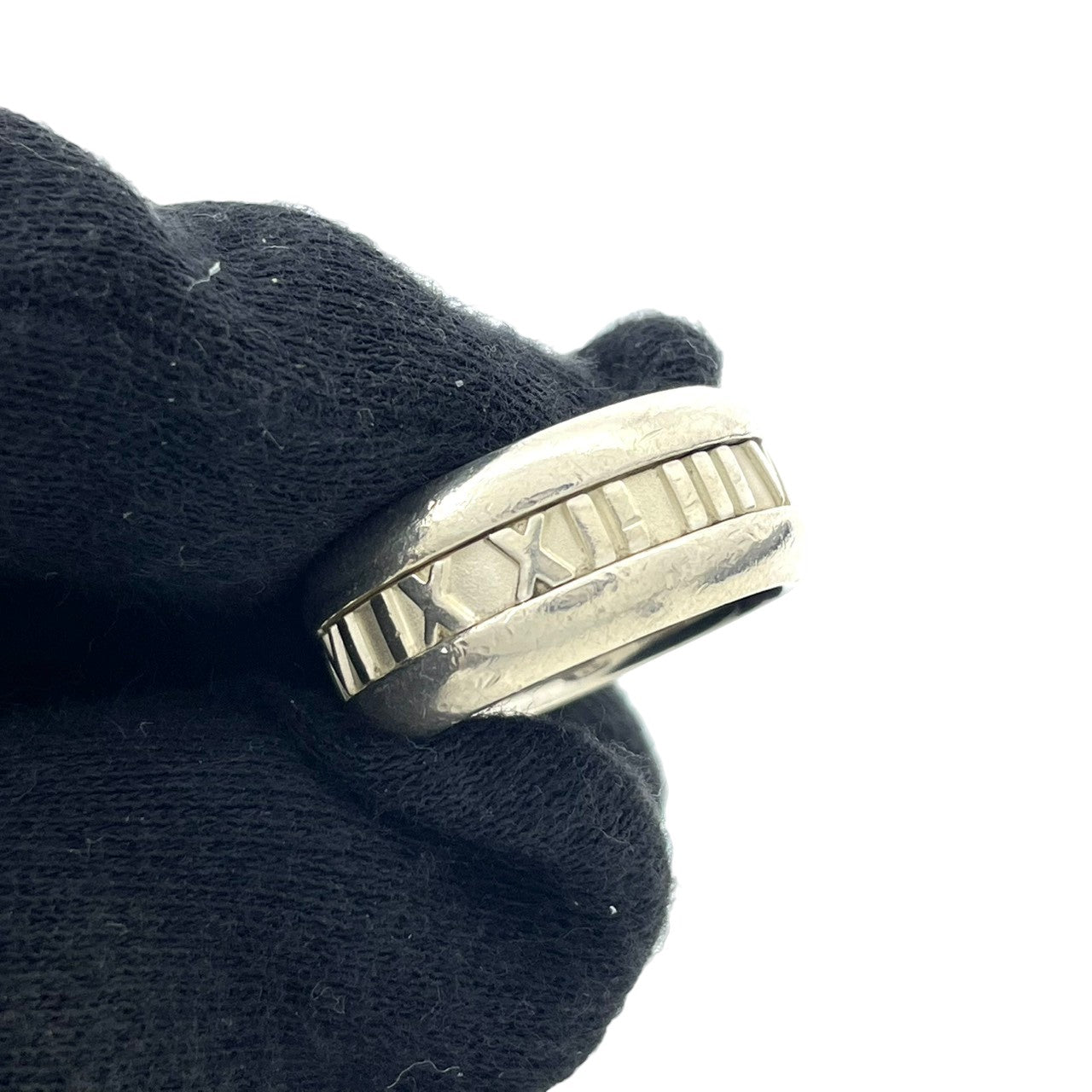 ティファニー TIFFANY&CO リング 指輪 アトラス ATLAS ローマ数字 シルバー925 SV925 17号 メンズ レディース ユニセックス 男女兼用 エレガント クラシック 上品 アクセサリー ジュエリー デイリー ビンテージ 良品 i7