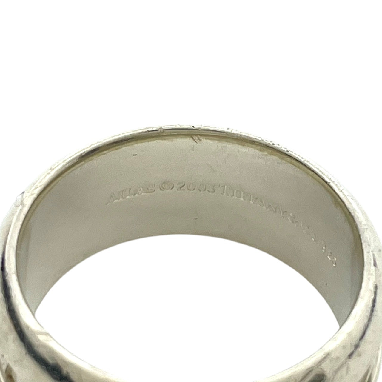 ティファニー TIFFANY&CO リング 指輪 アトラス ATLAS ローマ数字 シルバー925 SV925 17号 メンズ レディース ユニセックス 男女兼用 エレガント クラシック 上品 アクセサリー ジュエリー デイリー ビンテージ 良品 i7