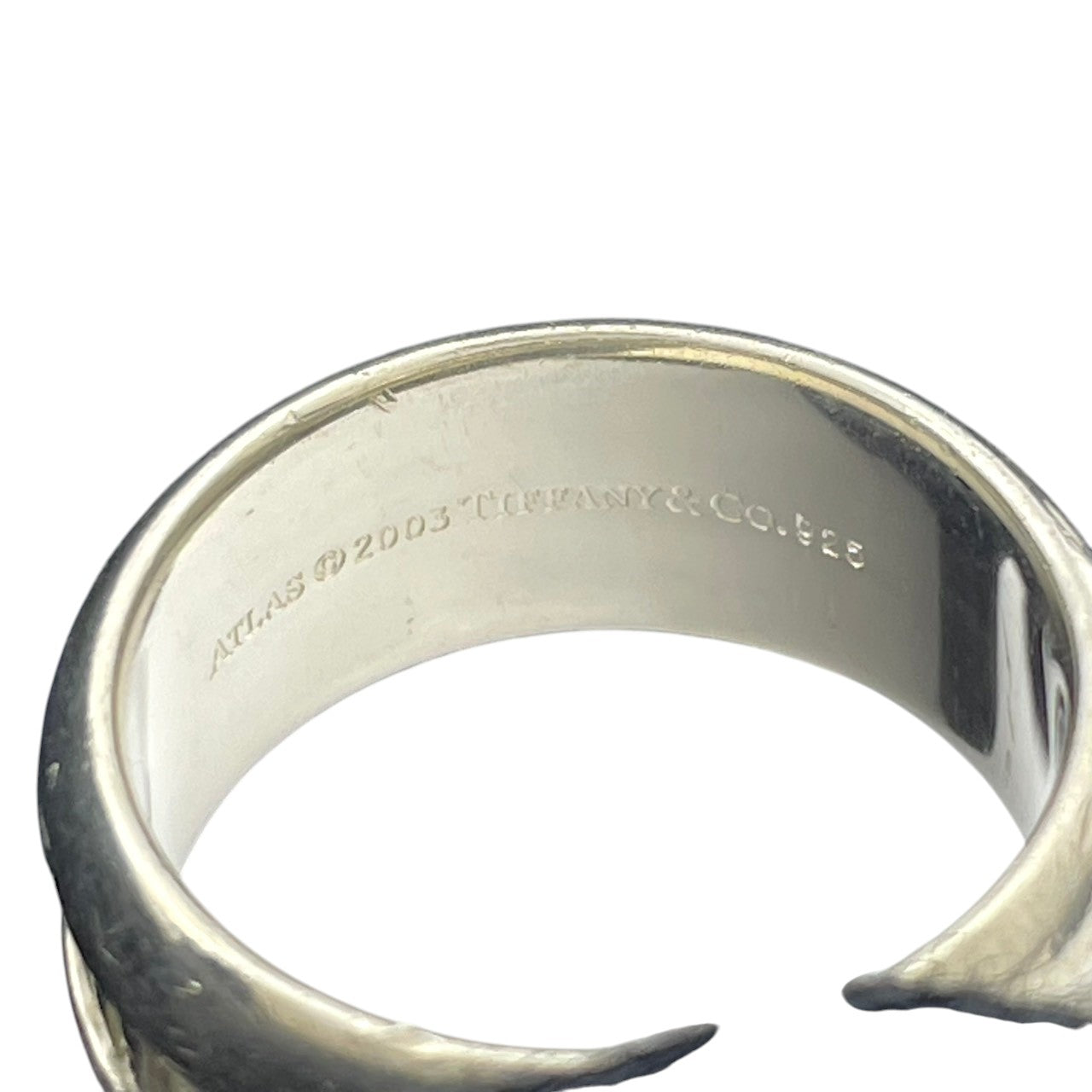 ティファニー TIFFANY&CO リング 指輪 アトラス ATLAS ローマ数字 シルバー925 SV925 17号 メンズ レディース ユニセックス 男女兼用 エレガント クラシック 上品 アクセサリー ジュエリー デイリー ビンテージ 良品 i7