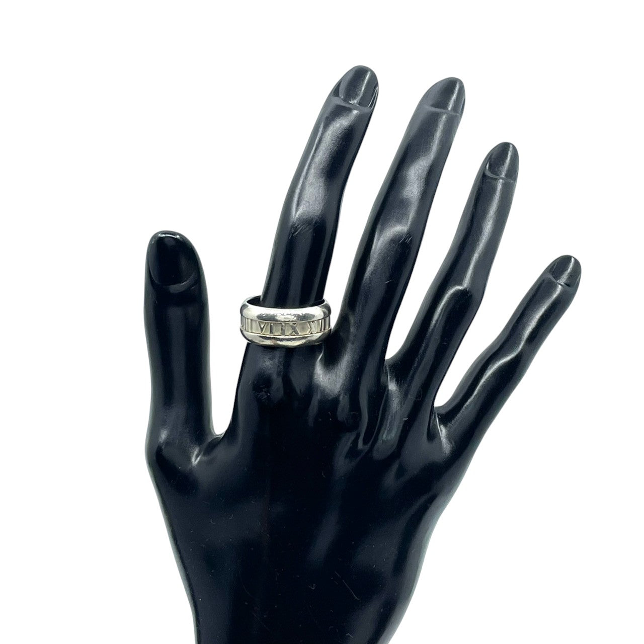 ティファニー TIFFANY&CO リング 指輪 アトラス ATLAS ローマ数字 シルバー925 SV925 17号 メンズ レディース ユニセックス 男女兼用 エレガント クラシック 上品 アクセサリー ジュエリー デイリー ビンテージ 良品 i7