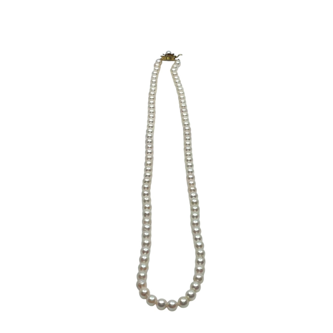 良品 パール 真珠 ネックレス 約6.1mm 約6.3mm 89粒 SILVER シルバー 刻印 金具 ジュエリー 冠婚葬祭 フォーマル カジュアル パーティー 卒業式 入学式 卒園式 入園式 ウェディング お呼ばれ デート エレガント レディース i7