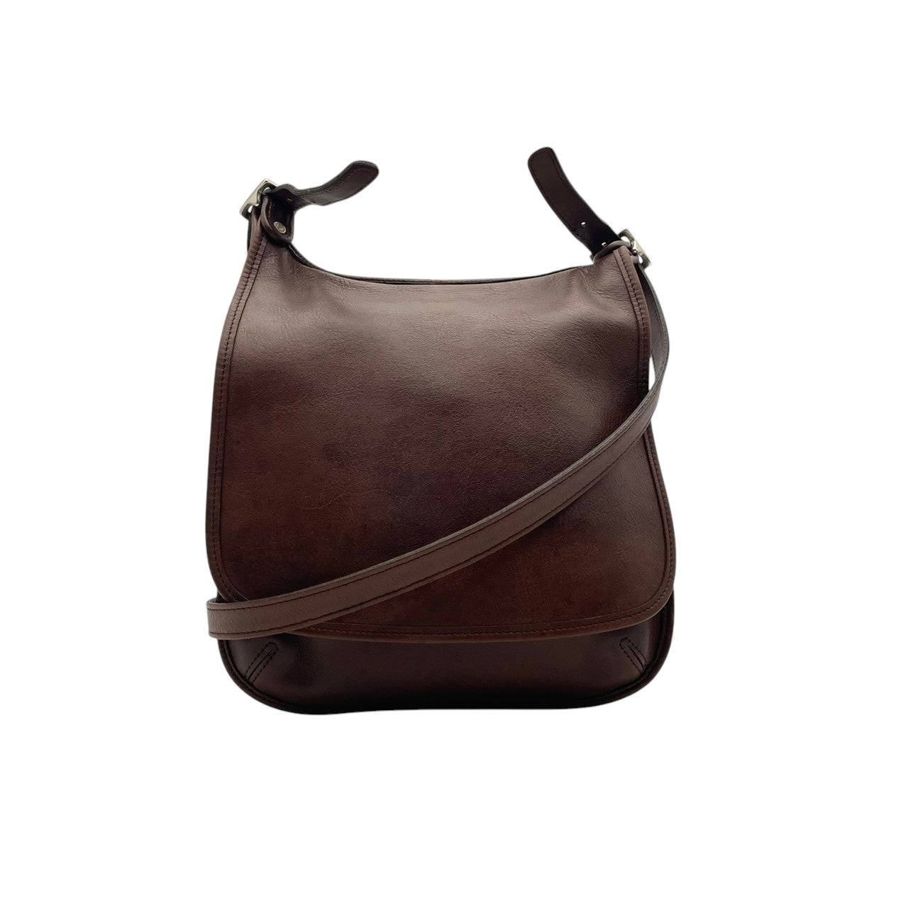 良品 コーチ COACH オールドコーチ ショルダーバッグ クロスボディ レザー 本革 ブラウン 茶 斜め掛け可 肩掛け サコッシュ ヴィンテージ クラシック レトロ エレガント 上品 通勤 通学 レディース カジュアル デイリー 鞄 かばん S96