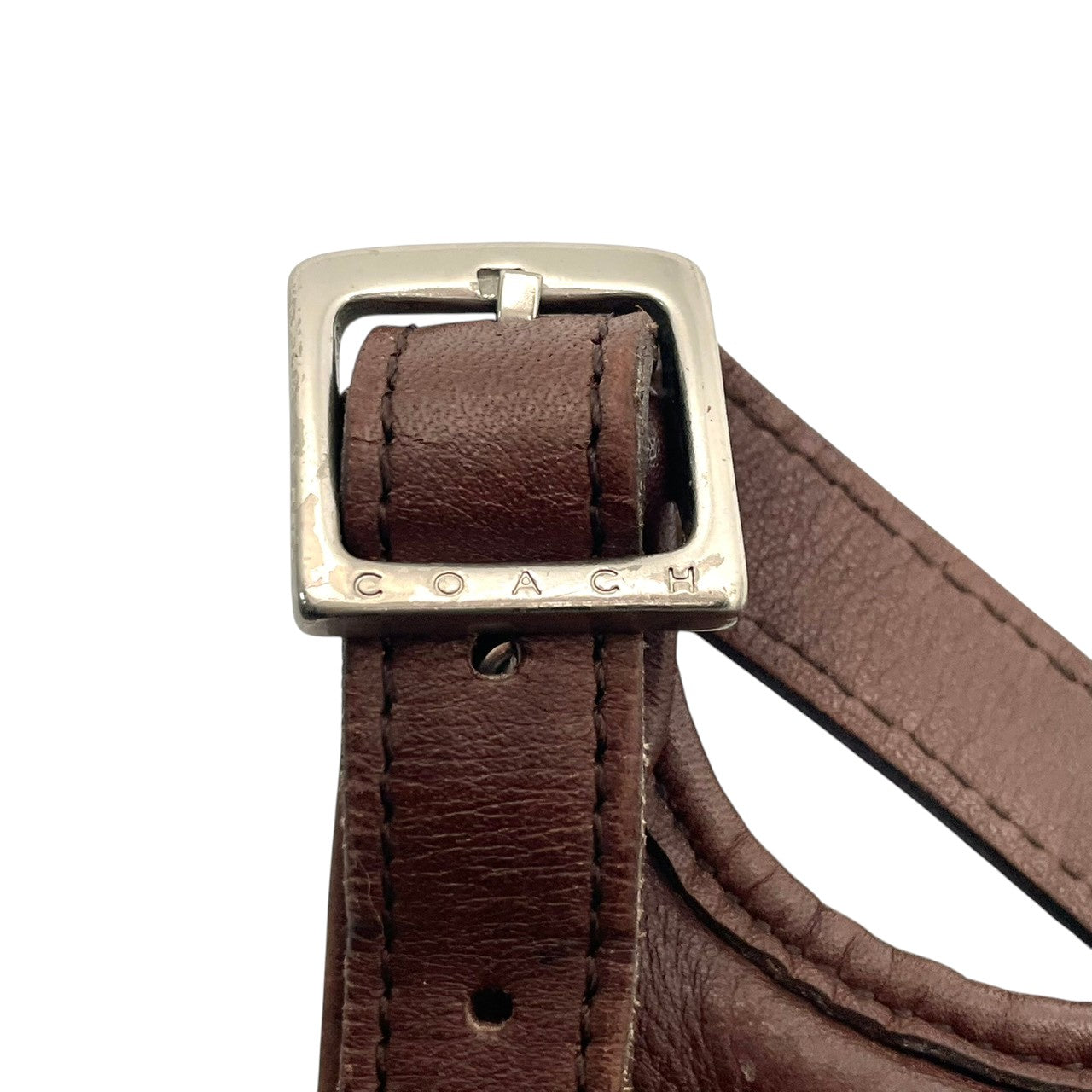 良品 コーチ COACH オールドコーチ ショルダーバッグ クロスボディ レザー 本革 ブラウン 茶 斜め掛け可 肩掛け サコッシュ ヴィンテージ クラシック レトロ エレガント 上品 通勤 通学 レディース カジュアル デイリー 鞄 かばん S96