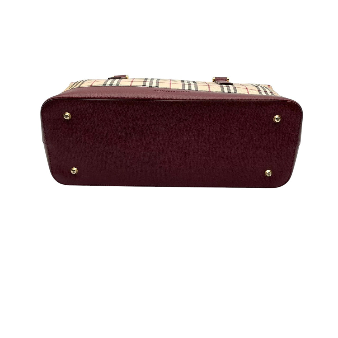 良品 バーバリー BURBERRY ハンドバッグ ミニボストン キャンバス レザー ノバチェック ベージュ ボルドー ワンショルダー 鞄 レディース カジュアル フォーマル クラシック エレガント ビンテージ レトロ デイリー お出かけ かばん カバン S96