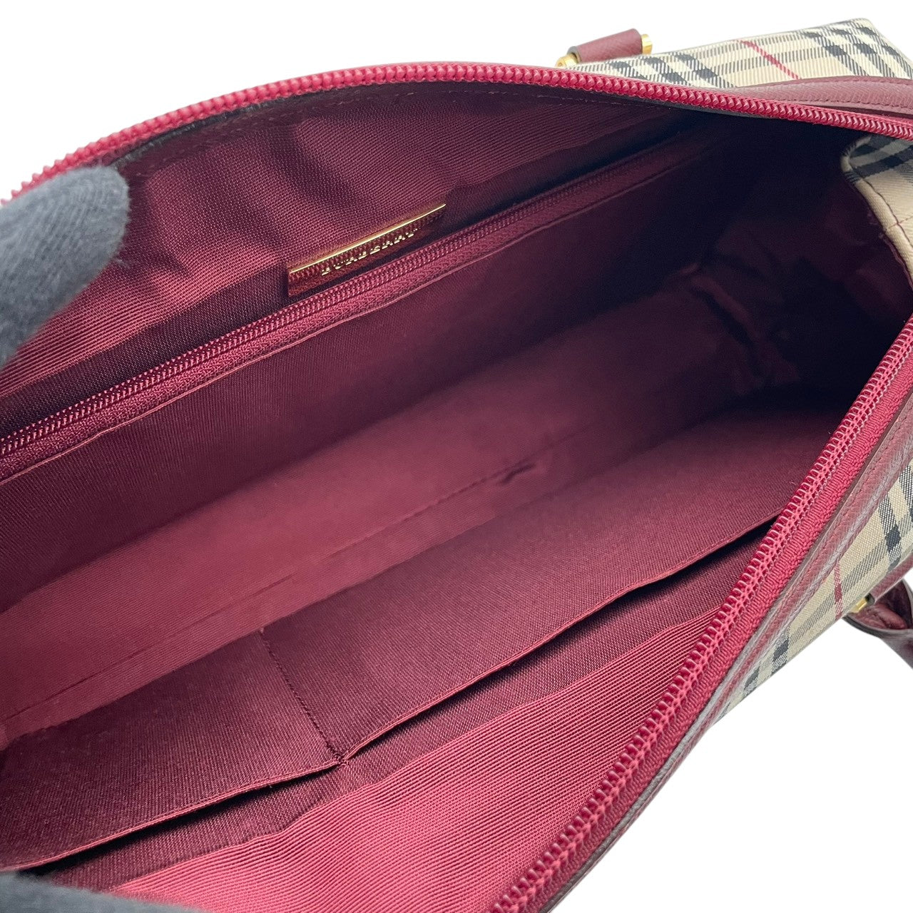 良品 バーバリー BURBERRY ハンドバッグ ミニボストン キャンバス レザー ノバチェック ベージュ ボルドー ワンショルダー 鞄 レディース カジュアル フォーマル クラシック エレガント ビンテージ レトロ デイリー お出かけ かばん カバン S96