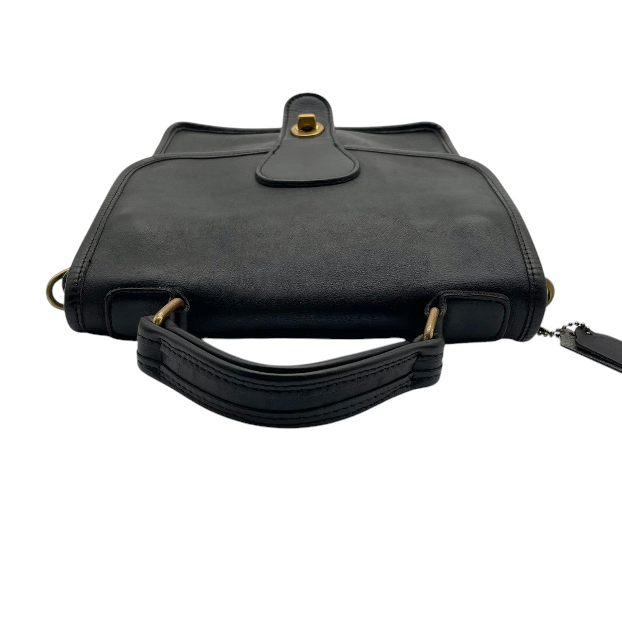 良品 コーチ COACH 2WAY ショルダーバッグ ハンドバッグ 斜め掛け可 レザー 本革 ブラック 黒 レディース カジュアル フォーマル クラシック エレガント ビンテージ 上品 華やか 鞄 かばん カバン お出かけ デイリー 普段使い 人気 S15