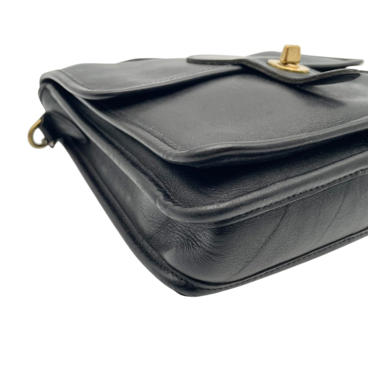 良品 コーチ COACH 2WAY ショルダーバッグ ハンドバッグ 斜め掛け可 レザー 本革 ブラック 黒 レディース カジュアル フォーマル クラシック エレガント ビンテージ 上品 華やか 鞄 かばん カバン お出かけ デイリー 普段使い 人気 S15