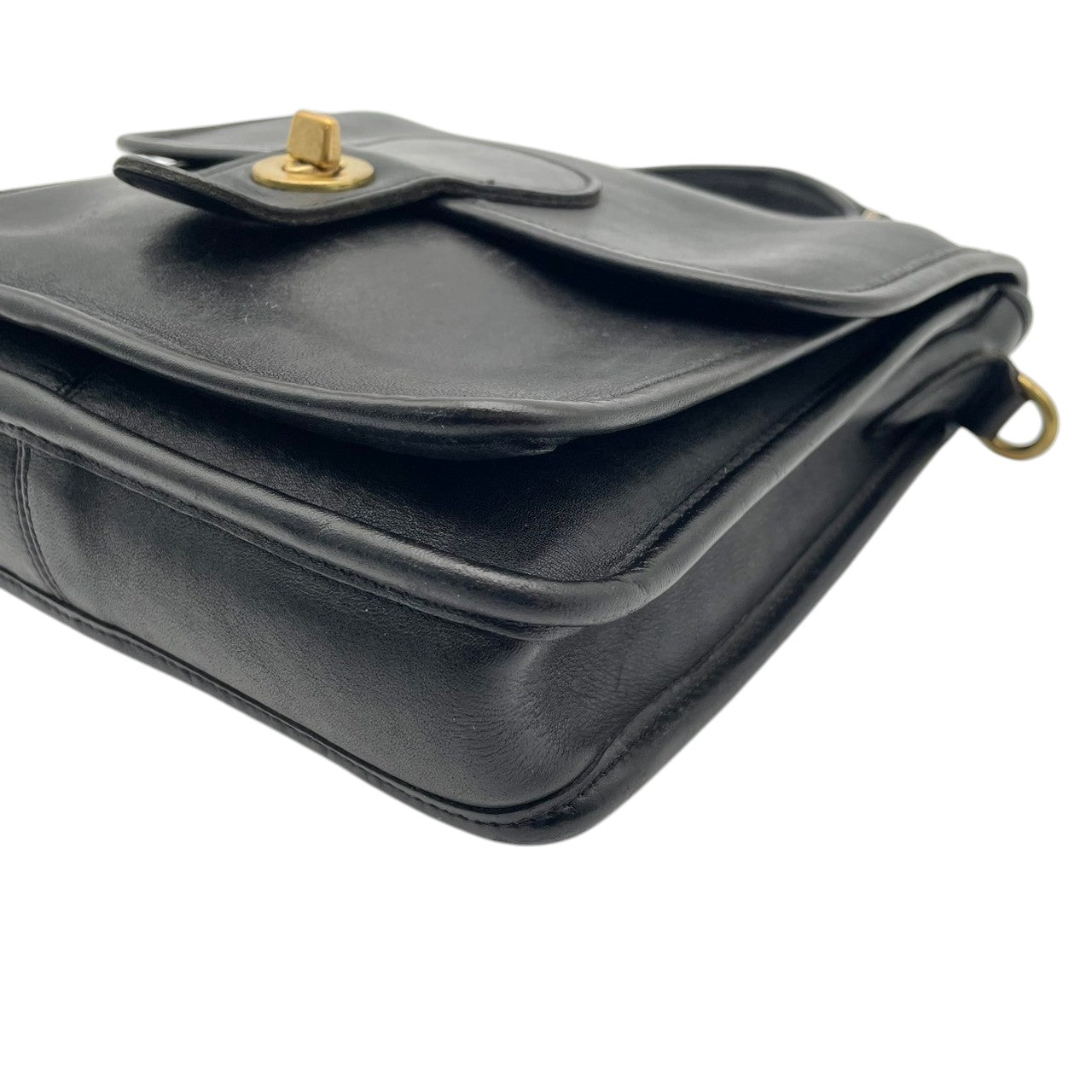 良品 コーチ COACH 2WAY ショルダーバッグ ハンドバッグ 斜め掛け可 レザー 本革 ブラック 黒 レディース カジュアル フォーマル クラシック エレガント ビンテージ 上品 華やか 鞄 かばん カバン お出かけ デイリー 普段使い 人気 S15