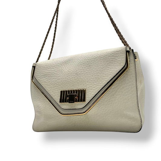 クロエ Chloe ショルダーバッグ ハンドバッグ 肩掛け レザー 本革 ホワイト 白 フリンジ タッセル 編み込みハンドル レディース カジュアル フォーマル エレガント クラシック ビンテージ 上品 華やか 鞄 かばん カバン お出かけ 人気 S15
