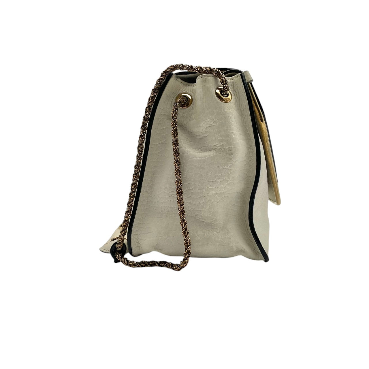クロエ Chloe ショルダーバッグ ハンドバッグ 肩掛け レザー 本革 ホワイト 白 フリンジ タッセル 編み込みハンドル レディース カジュアル フォーマル エレガント クラシック ビンテージ 上品 華やか 鞄 かばん カバン お出かけ 人気 S15