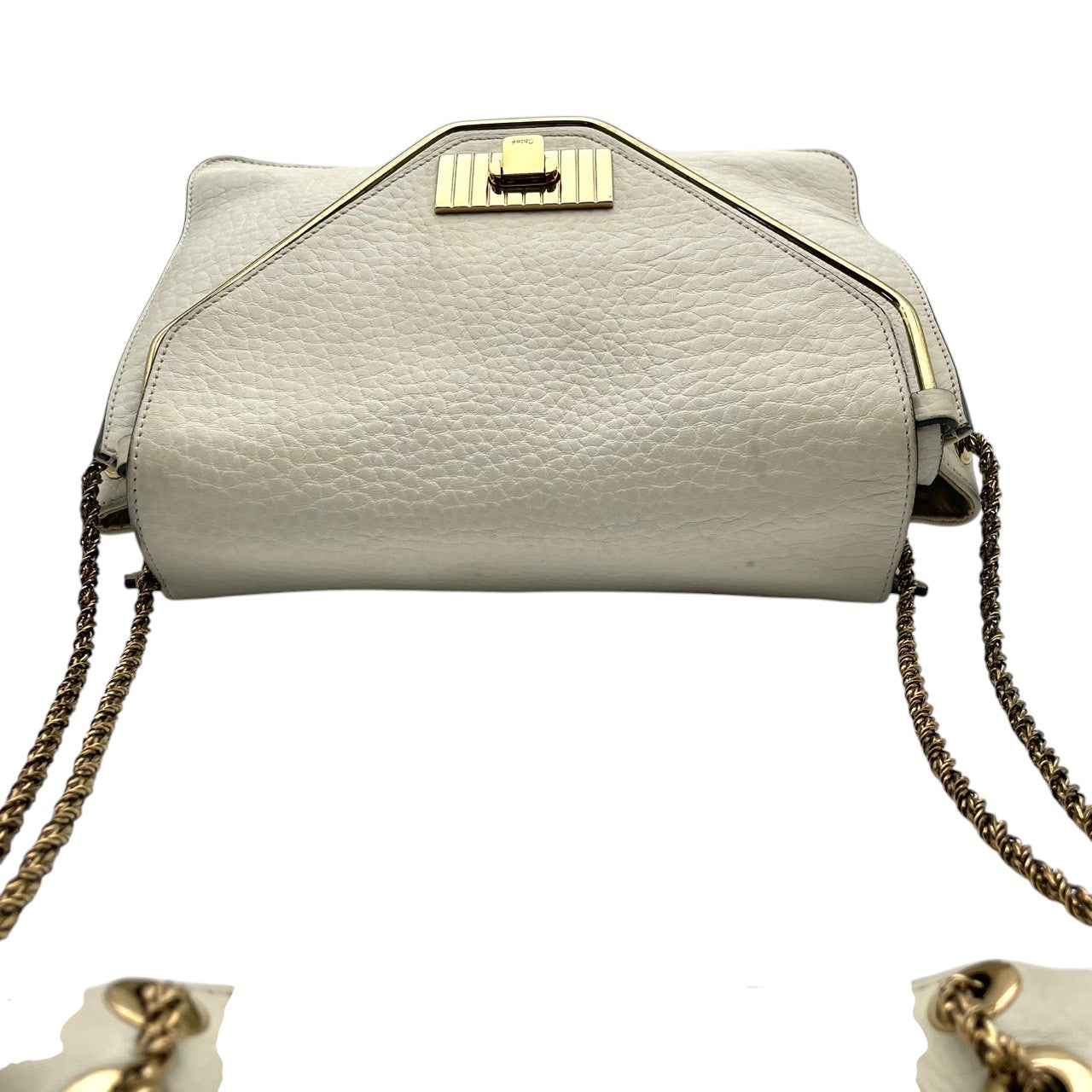 クロエ Chloe ショルダーバッグ ハンドバッグ 肩掛け レザー 本革 ホワイト 白 フリンジ タッセル 編み込みハンドル レディース カジュアル フォーマル エレガント クラシック ビンテージ 上品 華やか 鞄 かばん カバン お出かけ 人気 S15