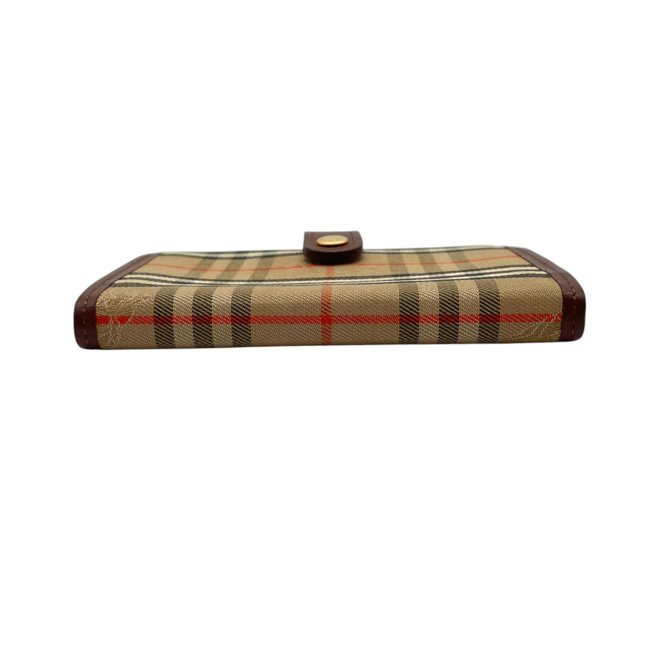 良品 バーバリー BURBERRY 二つ折り財布 コンパクトウォレット キャンバス レザー ベージュ ノバチェック ヴィンテージチェック メンズ レディース ユニセックス カジュアル ビジネス クラシック エレガント ビンテージ 上品 鞄 ギフト 小物 M4