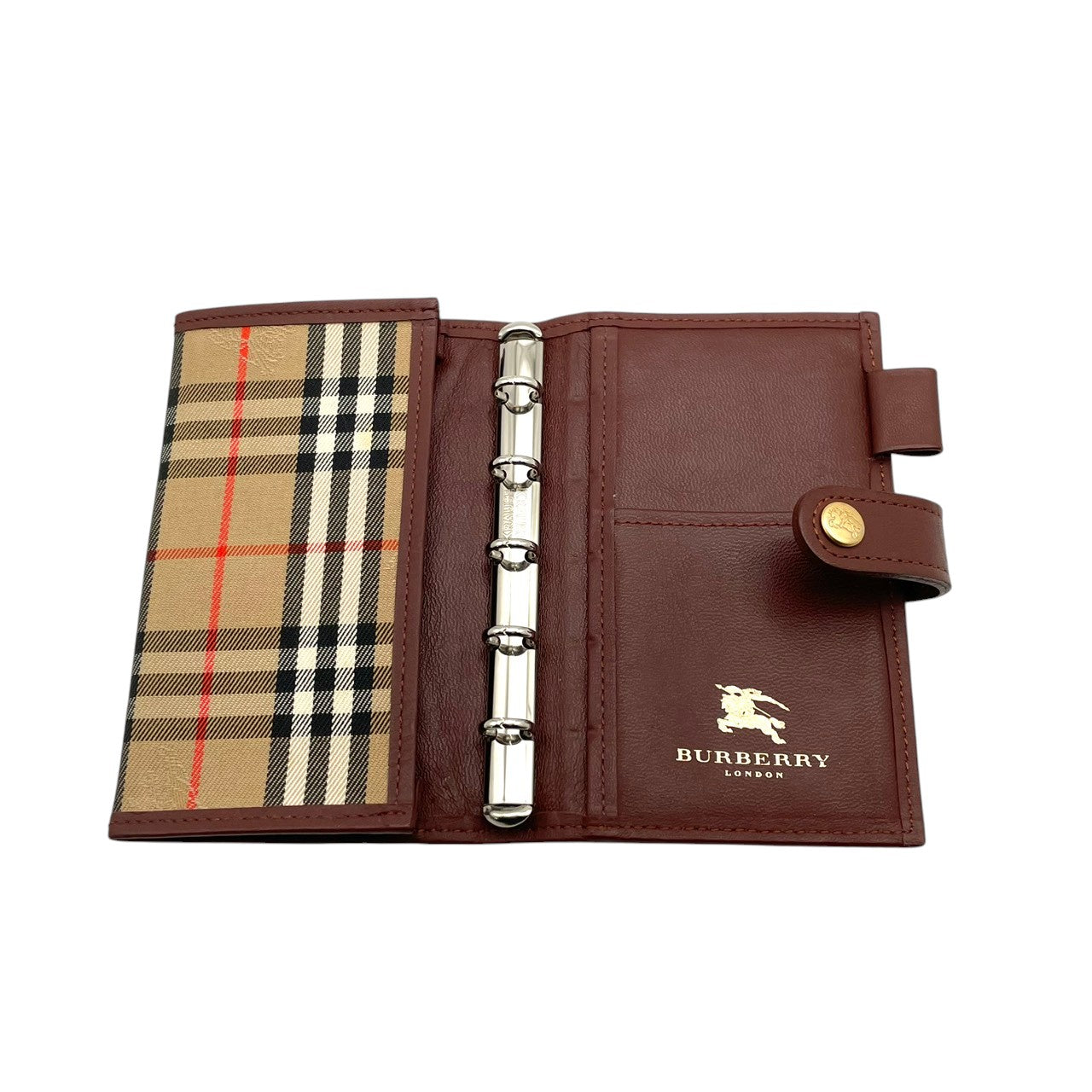 良品 バーバリー BURBERRY 二つ折り財布 コンパクトウォレット キャンバス レザー ベージュ ノバチェック ヴィンテージチェック メンズ レディース ユニセックス カジュアル ビジネス クラシック エレガント ビンテージ 上品 鞄 ギフト 小物 M4