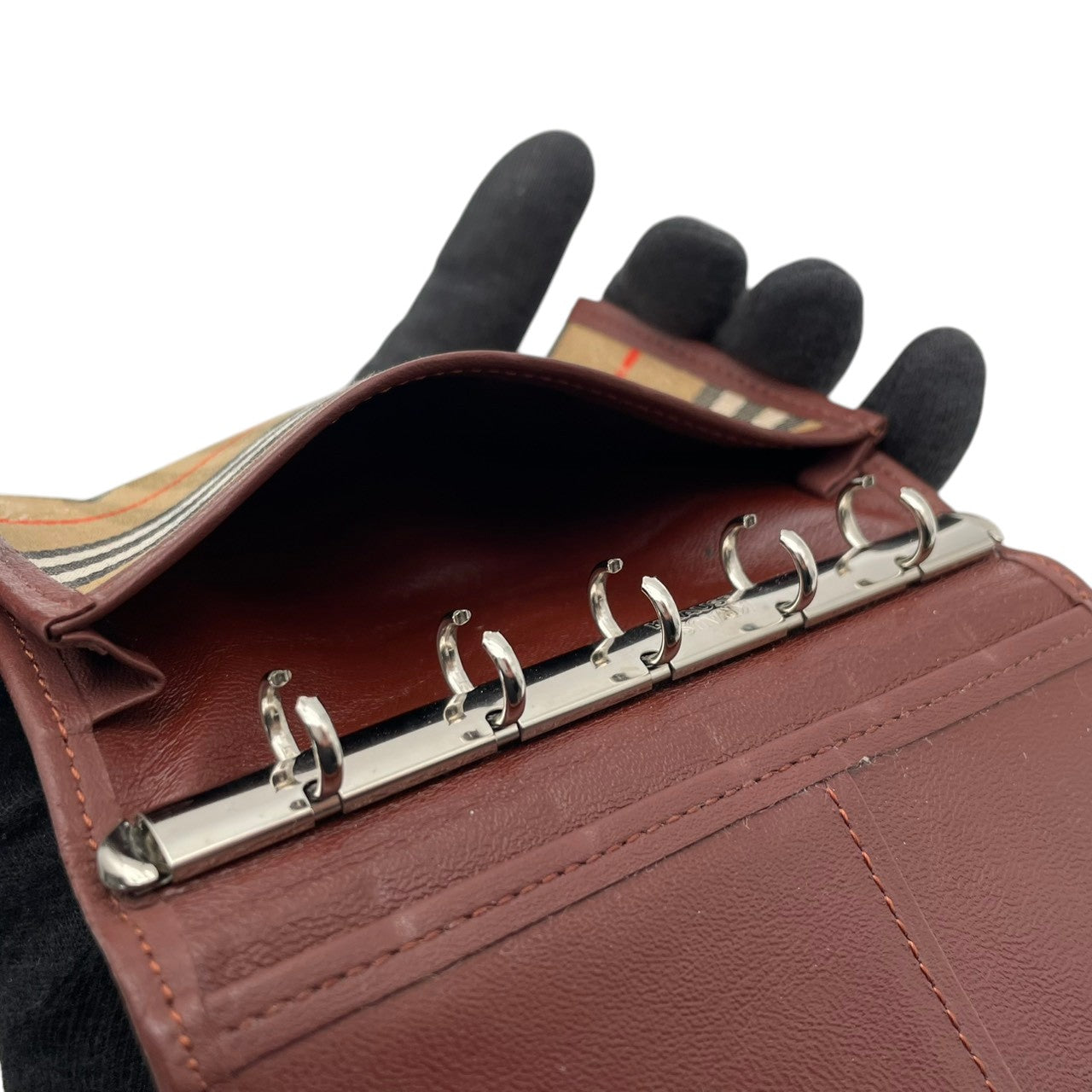 良品 バーバリー BURBERRY 二つ折り財布 コンパクトウォレット キャンバス レザー ベージュ ノバチェック ヴィンテージチェック メンズ レディース ユニセックス カジュアル ビジネス クラシック エレガント ビンテージ 上品 鞄 ギフト 小物 M4