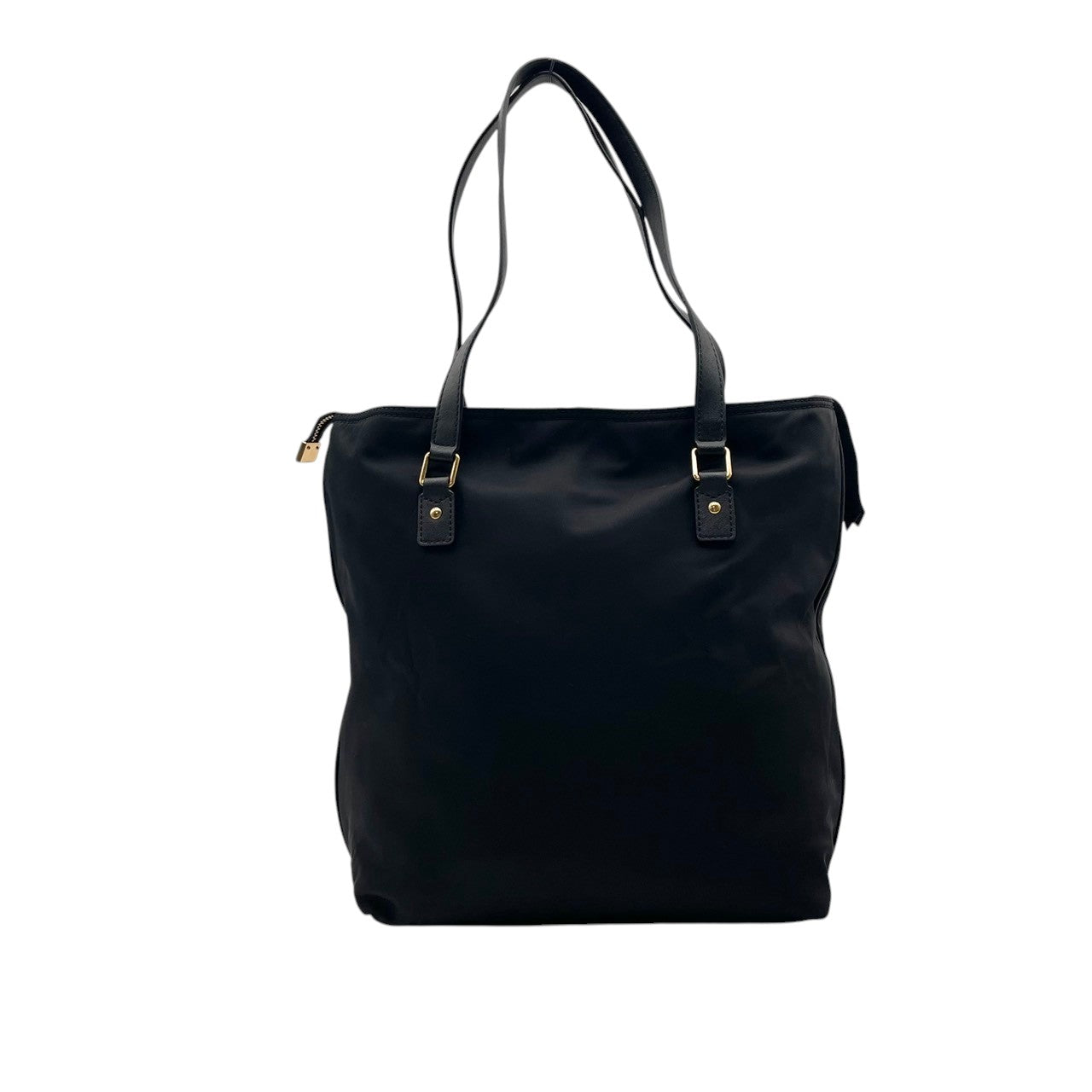 マークジェイコブス MARC JACOBS トートバッグ ナイロン レザー A4収納 通勤 通学 肩掛け ワンショルダー ブラック 黒 ゴールド金具 レディース エレガント カジュアル クラシック 大容量 軽量 ビジネス 旅行 シンプル 丈夫 美品 S24