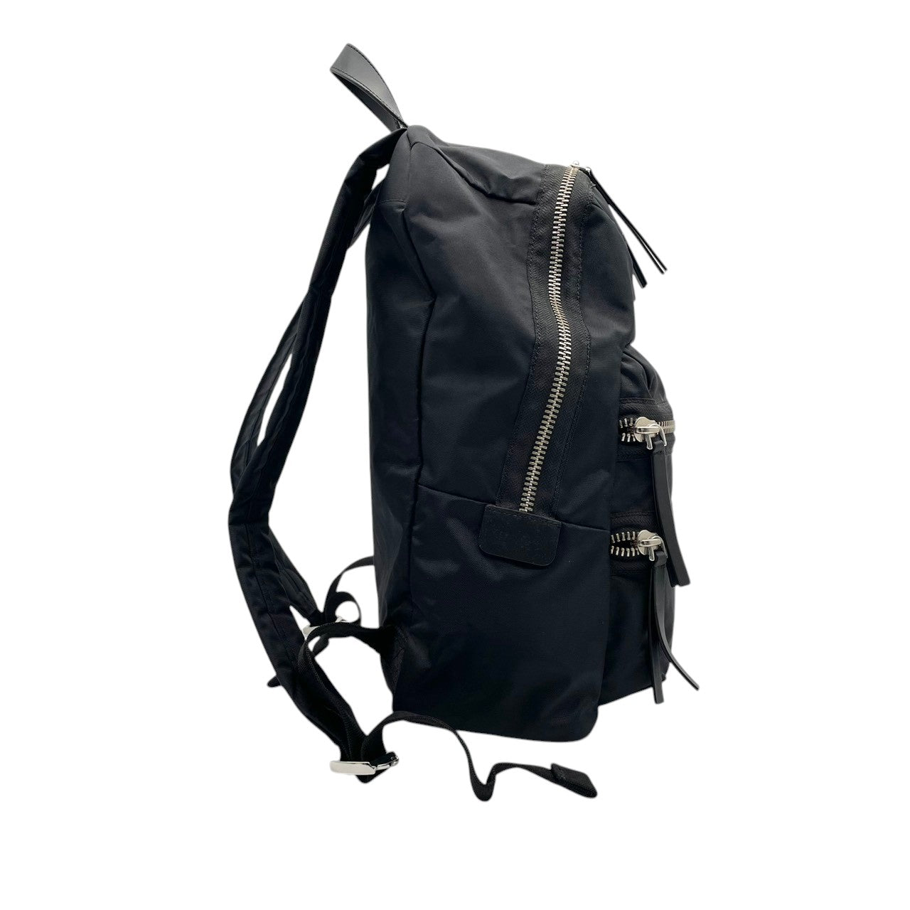 美品 マークジェイコブス MARC JACOBS リュック・デイパック ナイロン レザー ブラック 黒 A4収納 PC収納 シンプル ロゴ カジュアル エレガント ビンテージ メンズ レディース ユニセックス 高級 高品質 多機能 丈夫 お出かけ S24