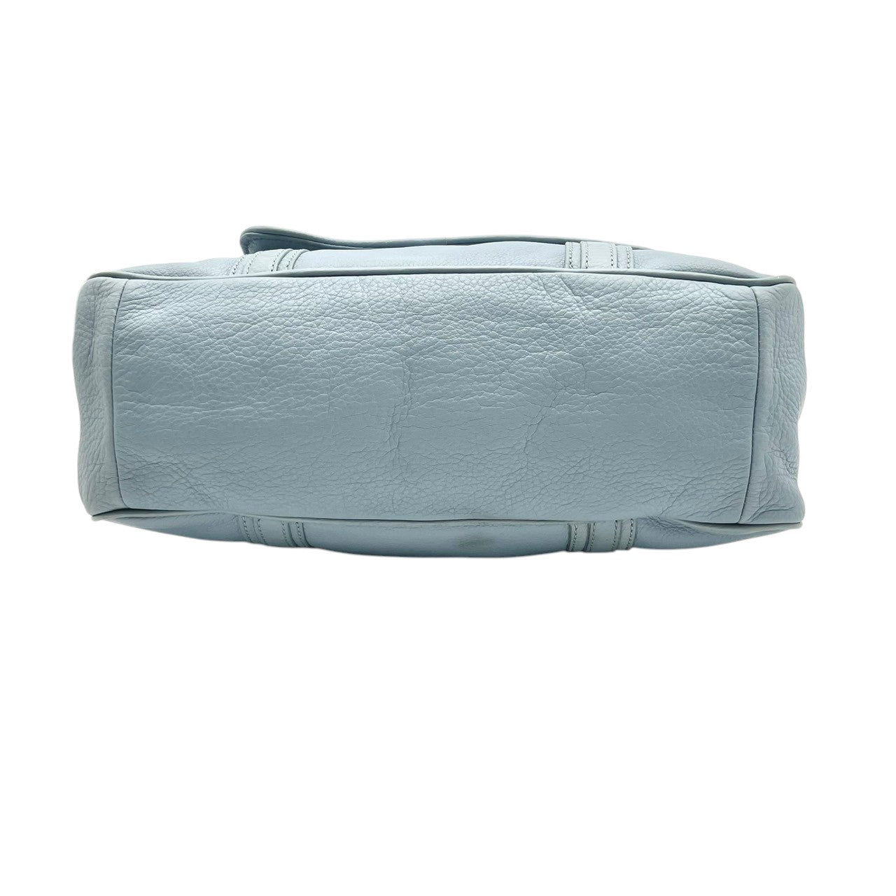 良品 マークバイマークジェイコブス MARC BY MARC JACOBS トートバッグ ハンドバッグ レザー 本革 ワンショルダー 肩掛け A4収納 通勤 通学 ビジネス 水色 ライトブルー パステルカラー レディース エレガント クラシック ビンテージ シンプル 自立可 S24