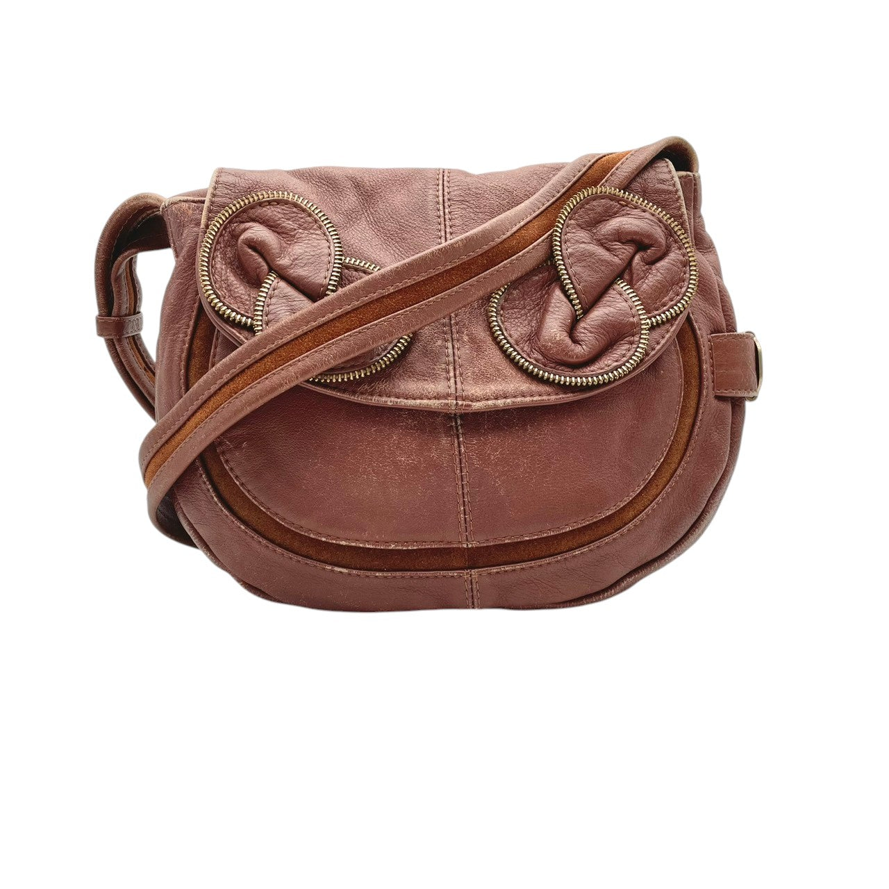 シーバイクロエ SEE BY CHLOE ショルダーバッグ レザー 本革 ブラウン 茶色 ゴールド金具 レディース エレガント クラシック ビンテージ 斜め掛け可 肩掛け 上品 カジュアル お出かけ 旅行 シンプル 普段使い 収納力 人気 高品質 S23