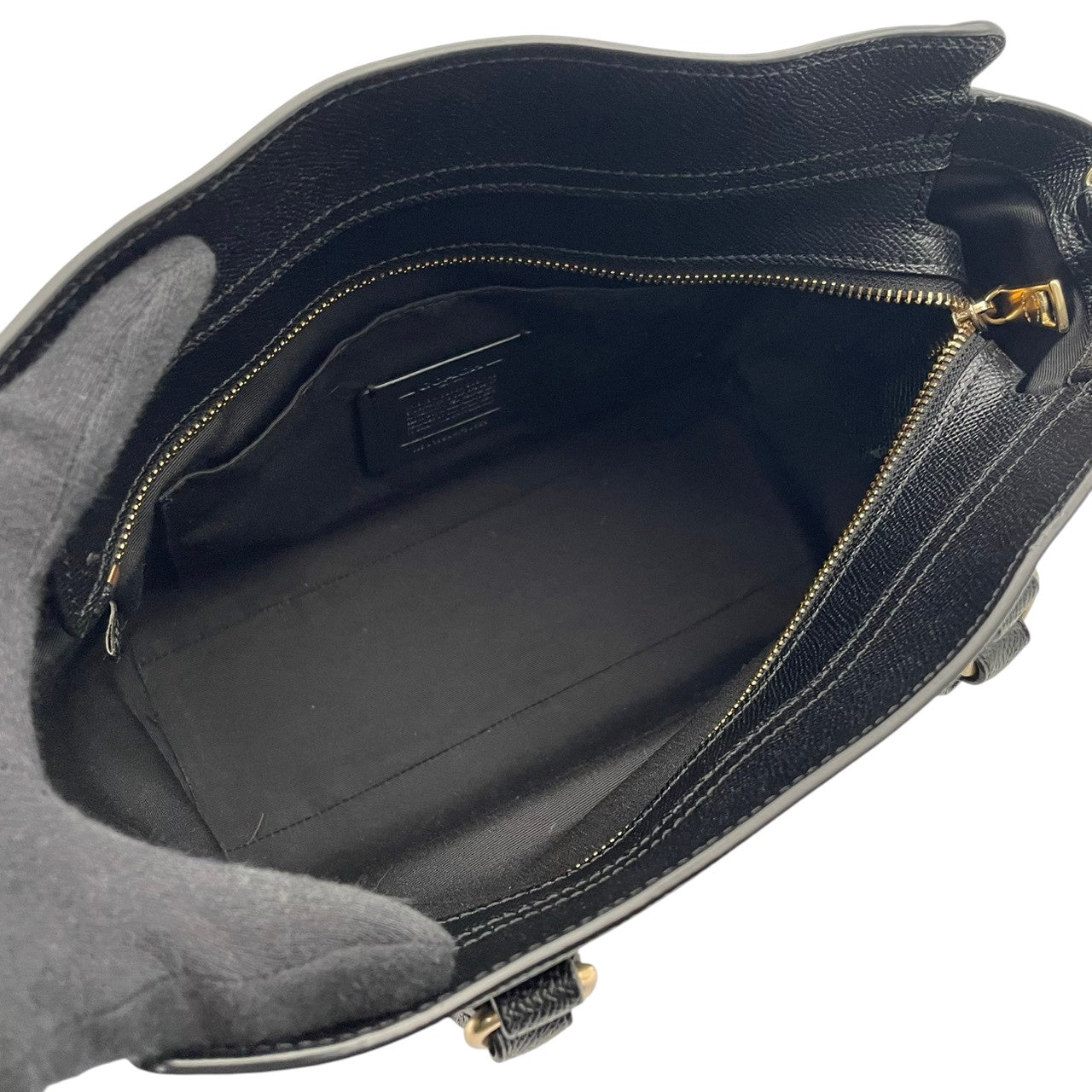 美品 コーチ COACH リア サッチェル 2WAY ショルダーバッグ ハンドバッグ レザー 本革 ブラック 黒 F30555 レディース エレガント クラシック ビンテージ フォーマル カジュアル 丈夫 通勤 通学 お出かけ 斜め掛け可 自立可 S80