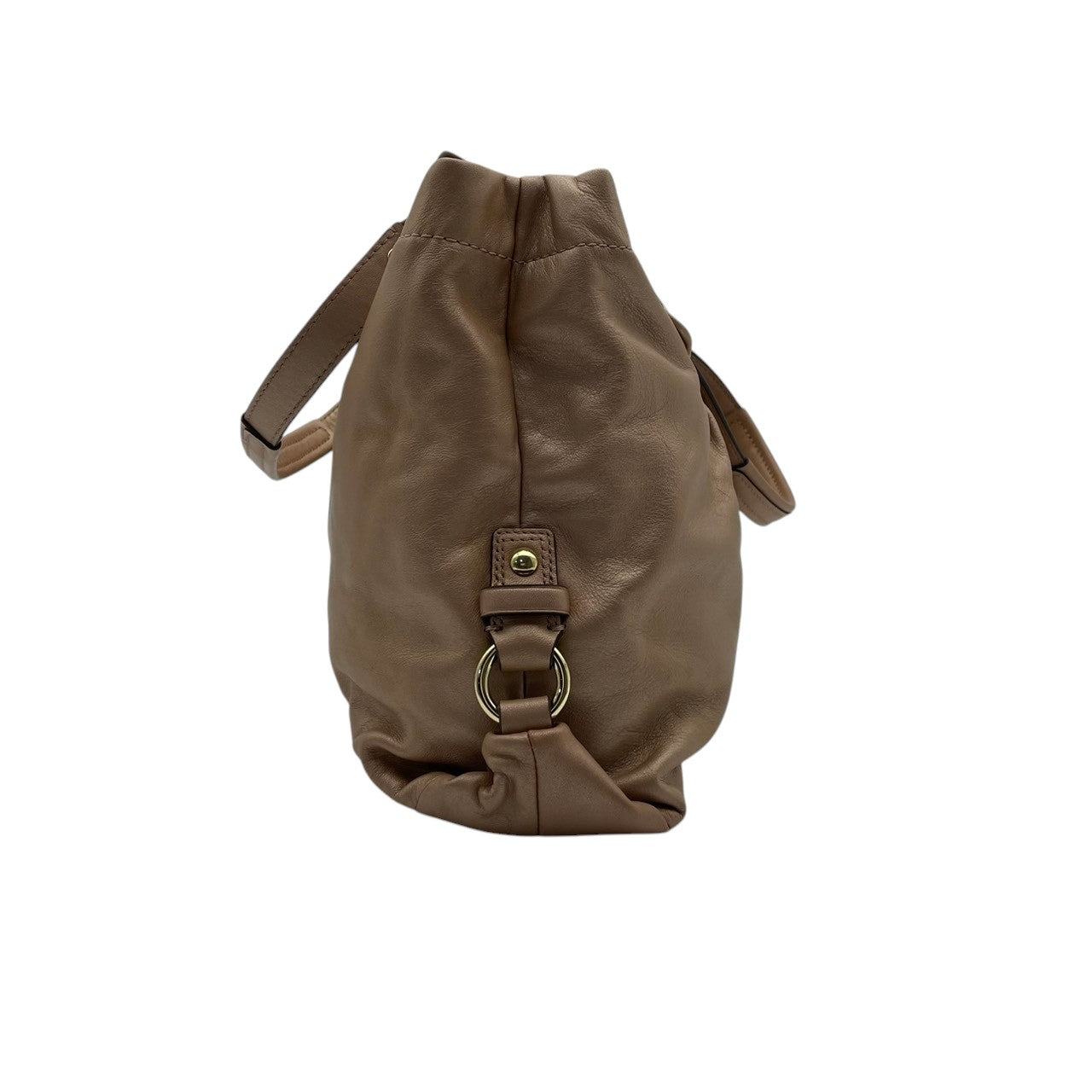 美品 コーチ COACH アシュレイ レザー キャリオール ハンドバッグ トートバッグ 2WAY ピンクベージュ 本革 A4収納可 通勤 通学 肩掛け ワンショルダー レディース エレガント クラシック ビンテージ シンプル 丈夫 大容量 鞄 S80