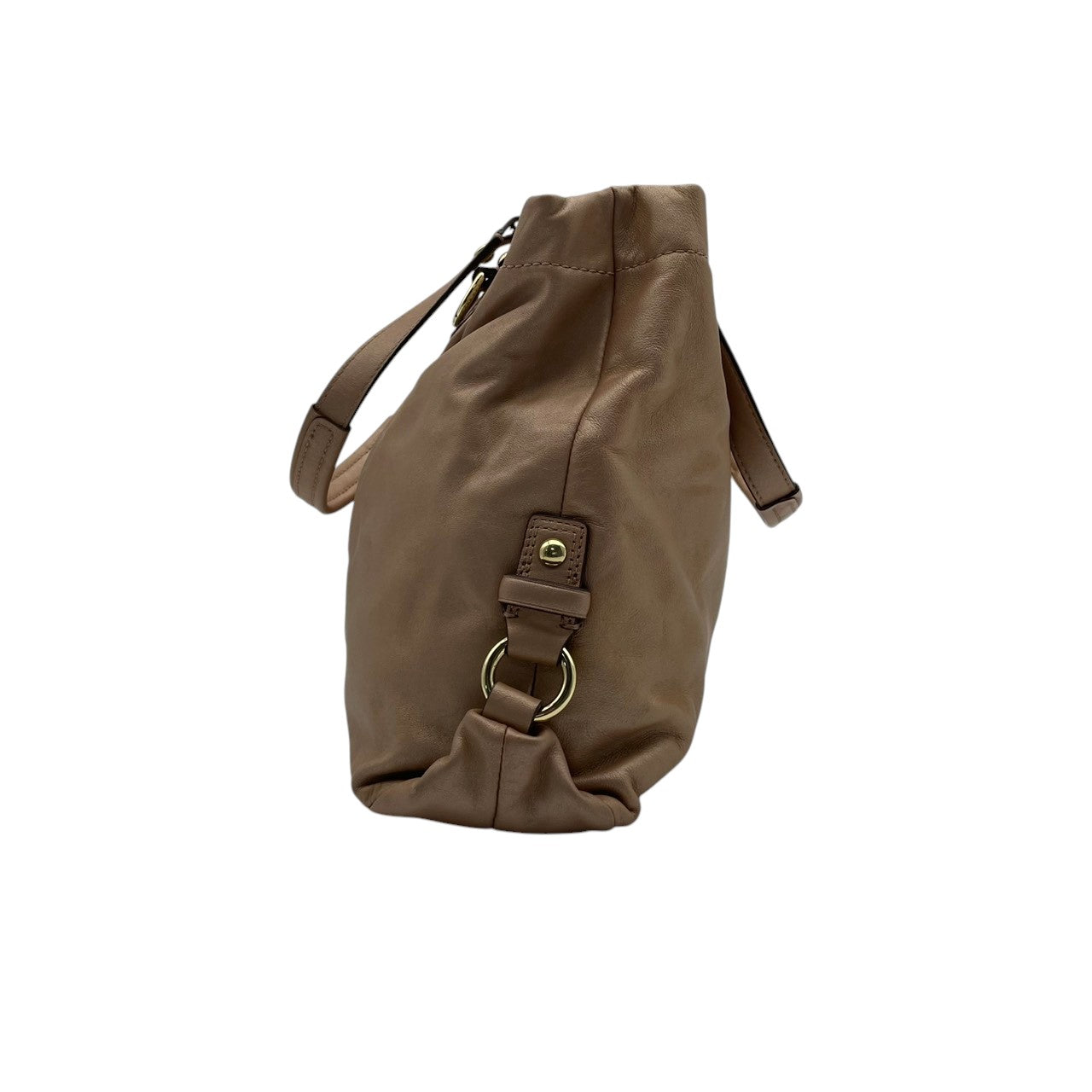美品 コーチ COACH アシュレイ レザー キャリオール ハンドバッグ トートバッグ 2WAY ピンクベージュ 本革 A4収納可 通勤 通学 肩掛け ワンショルダー レディース エレガント クラシック ビンテージ シンプル 丈夫 大容量 鞄 S80