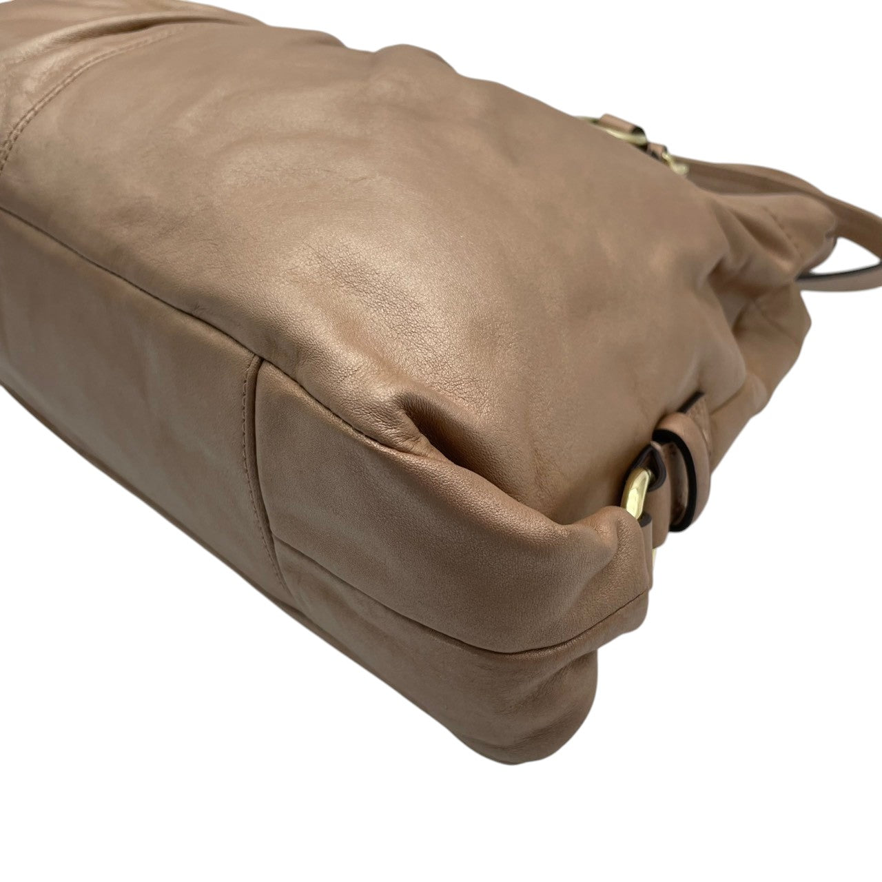 美品 コーチ COACH アシュレイ レザー キャリオール ハンドバッグ トートバッグ 2WAY ピンクベージュ 本革 A4収納可 通勤 通学 肩掛け ワンショルダー レディース エレガント クラシック ビンテージ シンプル 丈夫 大容量 鞄 S80