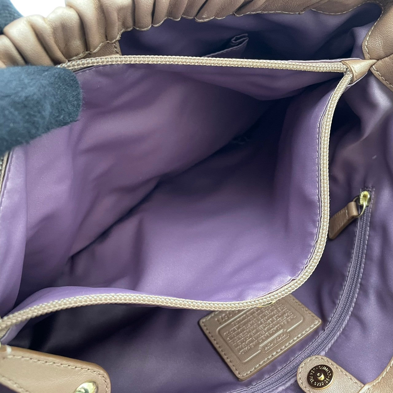 美品 コーチ COACH アシュレイ レザー キャリオール ハンドバッグ トートバッグ 2WAY ピンクベージュ 本革 A4収納可 通勤 通学 肩掛け ワンショルダー レディース エレガント クラシック ビンテージ シンプル 丈夫 大容量 鞄 S80