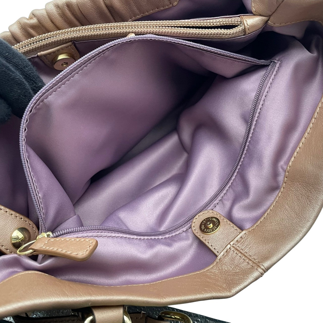 美品 コーチ COACH アシュレイ レザー キャリオール ハンドバッグ トートバッグ 2WAY ピンクベージュ 本革 A4収納可 通勤 通学 肩掛け ワンショルダー レディース エレガント クラシック ビンテージ シンプル 丈夫 大容量 鞄 S80